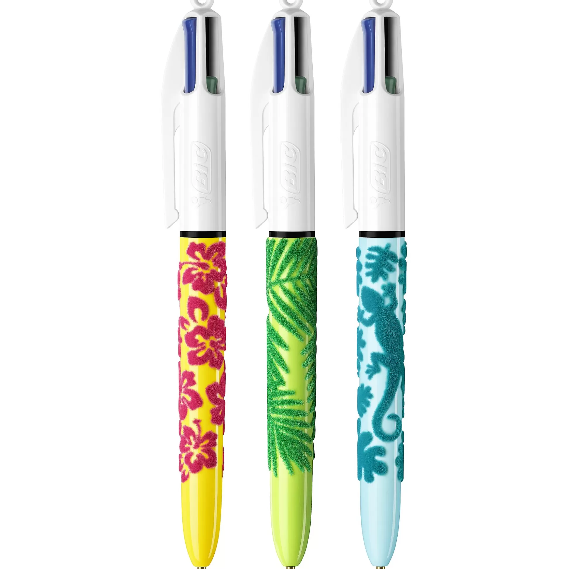 BIC Pennen & Vullingen-4 Kleuren Balpen Velours 1 Van De 3