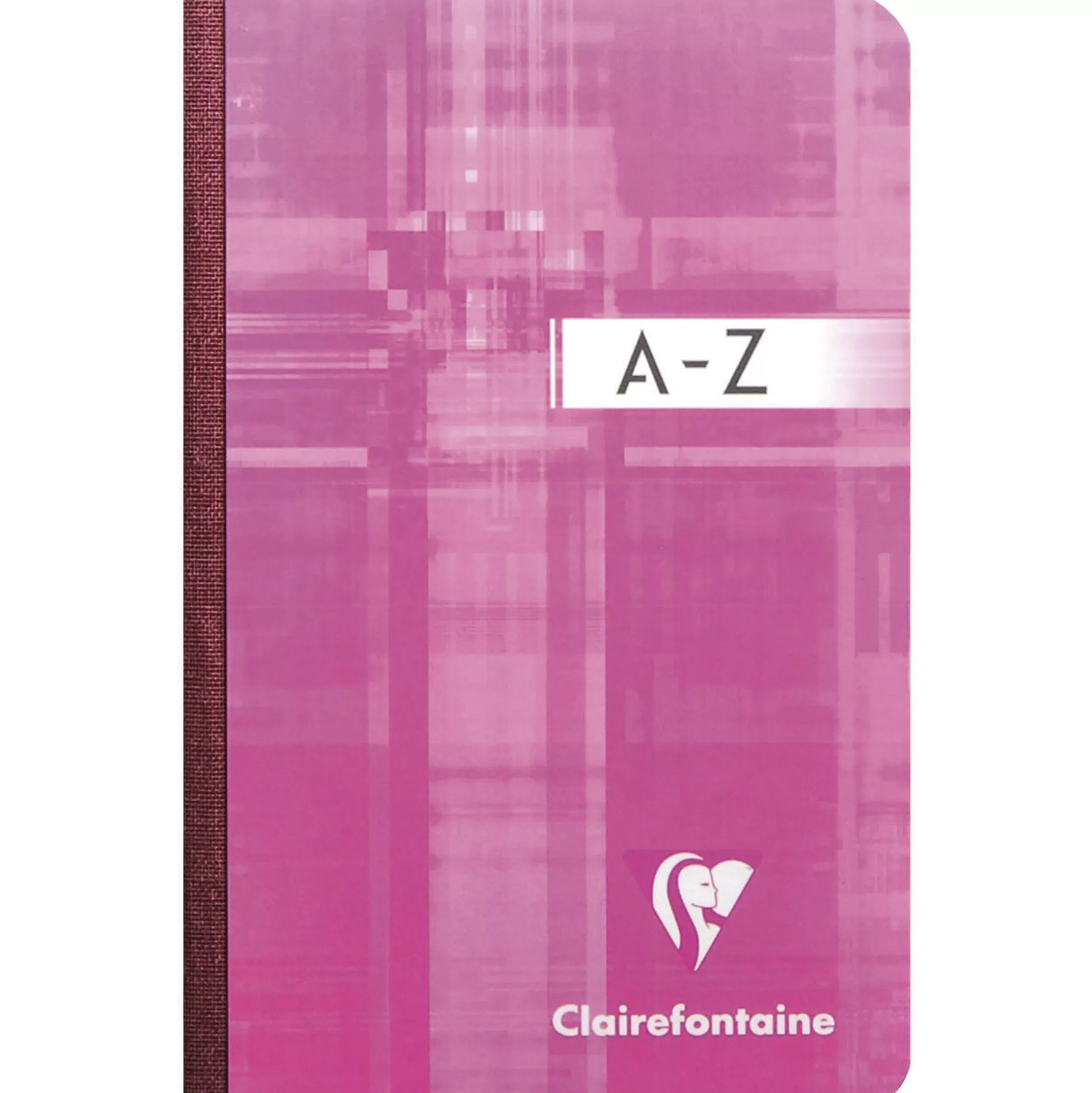 CLAIREFONTAINE Adresboeken-Adresboek Linnen Rug 14X9Cm Geruit 96 Bladen 1 Van 6 Kleuren