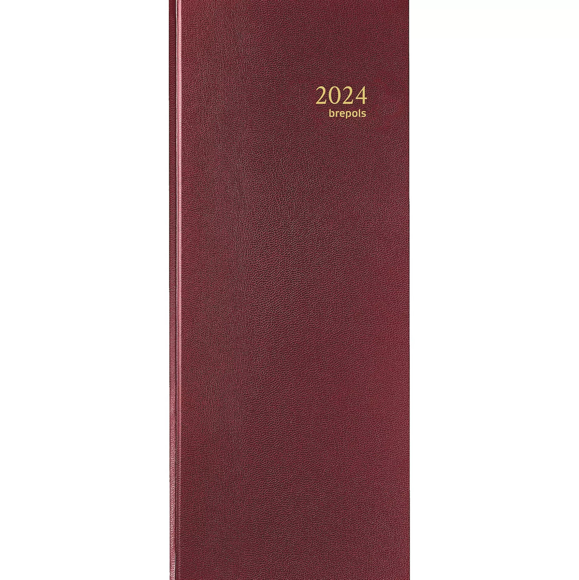 BREPOLS Agenda's-Agenda 13X33Cm 1 Dag Per Pagina 4 Talen Saturnus Lima Bordeaux