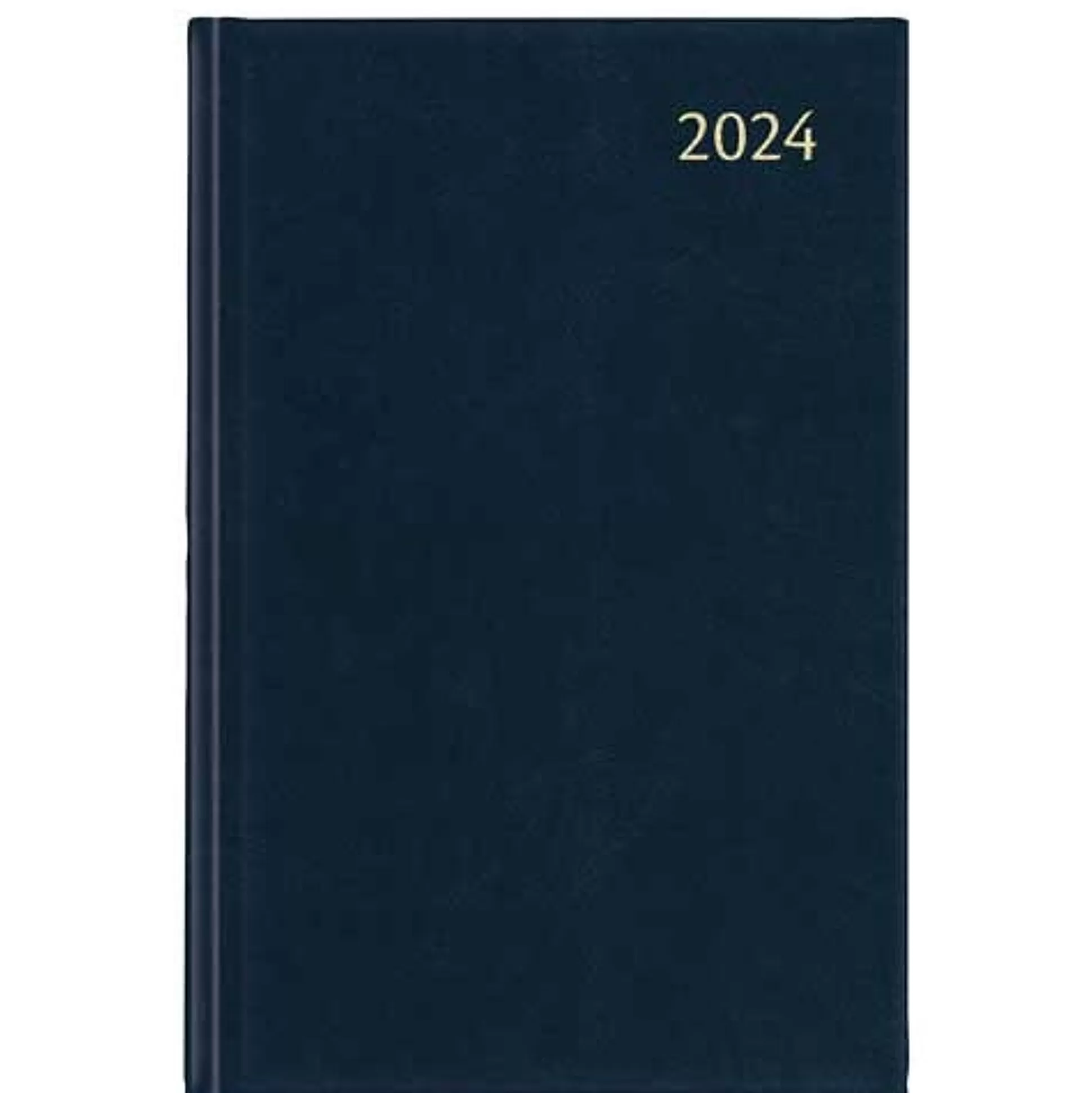 AURORA Agenda's-Agenda 14X21Cm 2 Dagen Per Pagina 6 Talen Folio Balacron Zwart/Blauw/Rood