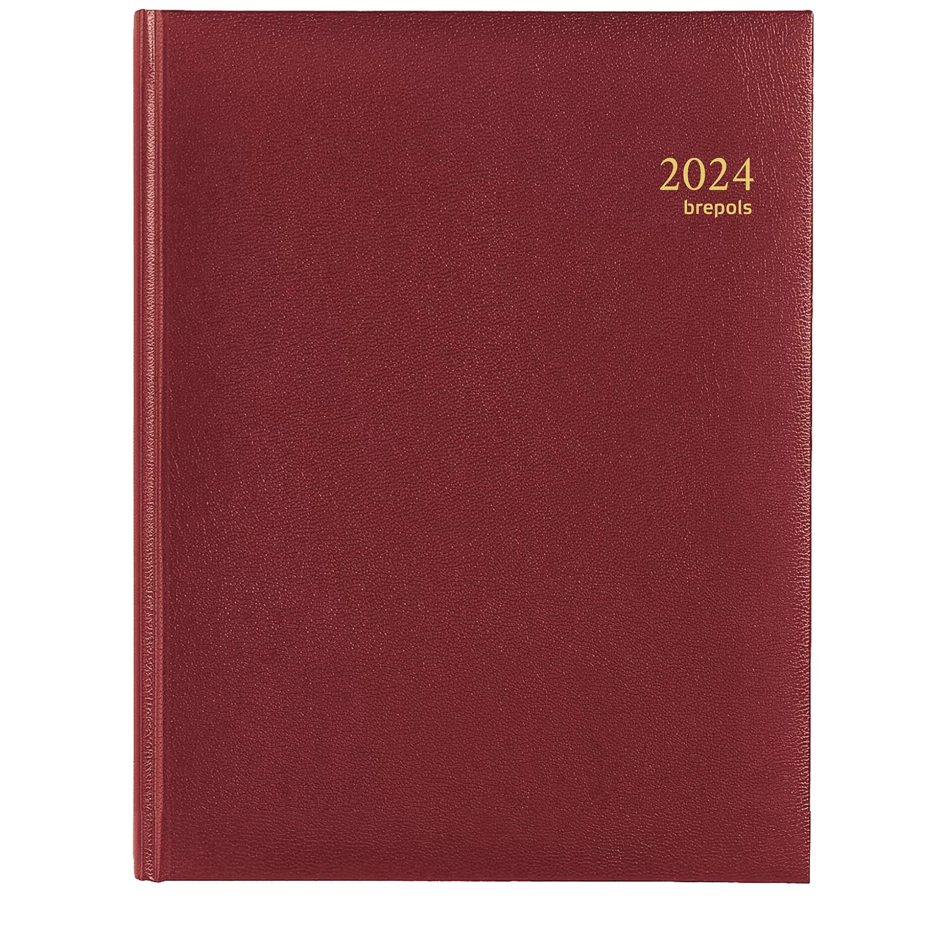BREPOLS Agenda's-Agenda 17,2X22Cm 1 Week Op 2 Pagina's 6 Talen Timing Lima Bordeaux