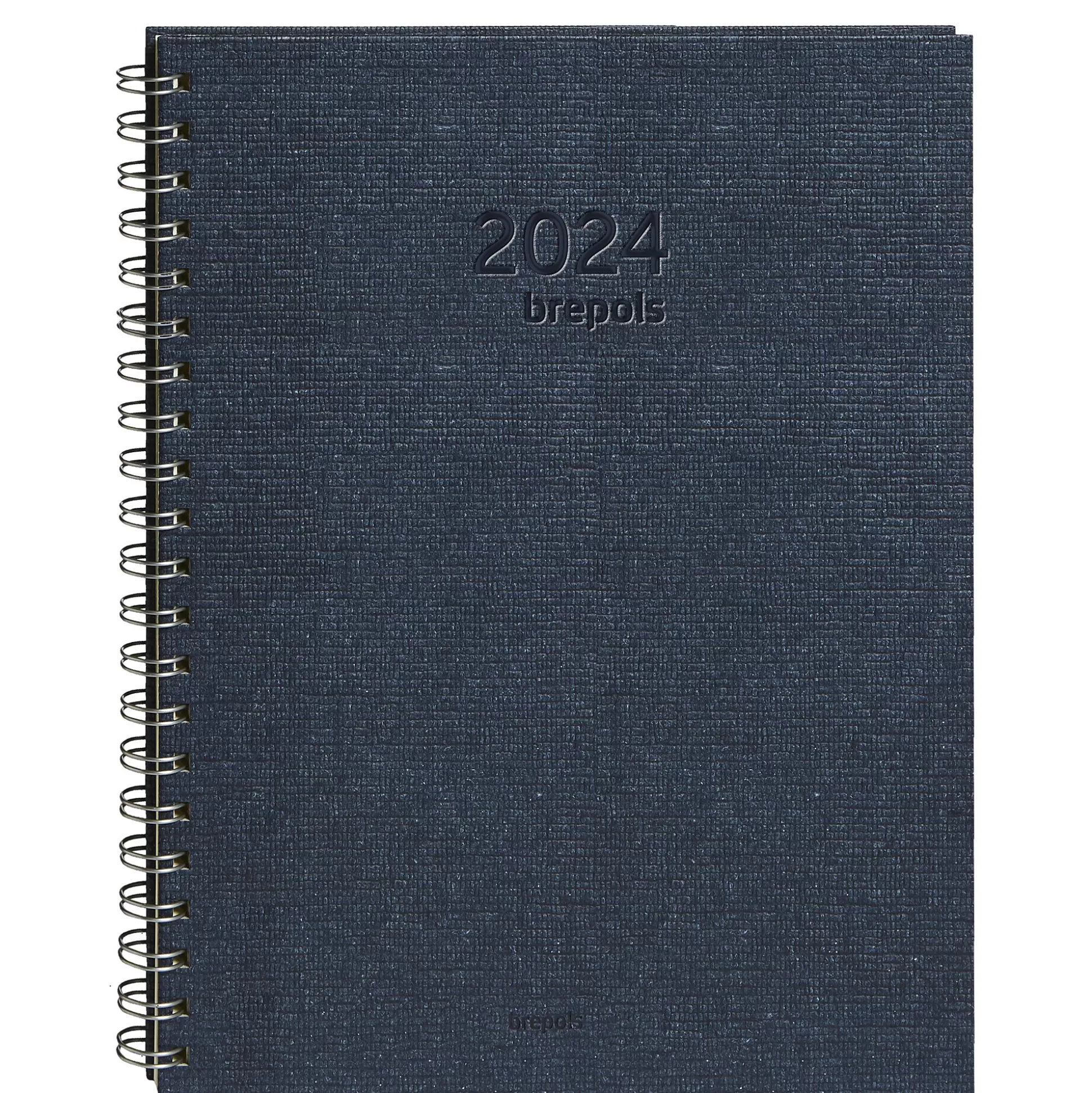 BREPOLS Agenda's-Agenda 21X29Cm 1 Week Op 2 Pagina's 6 Talen Omega Kazar Blauw