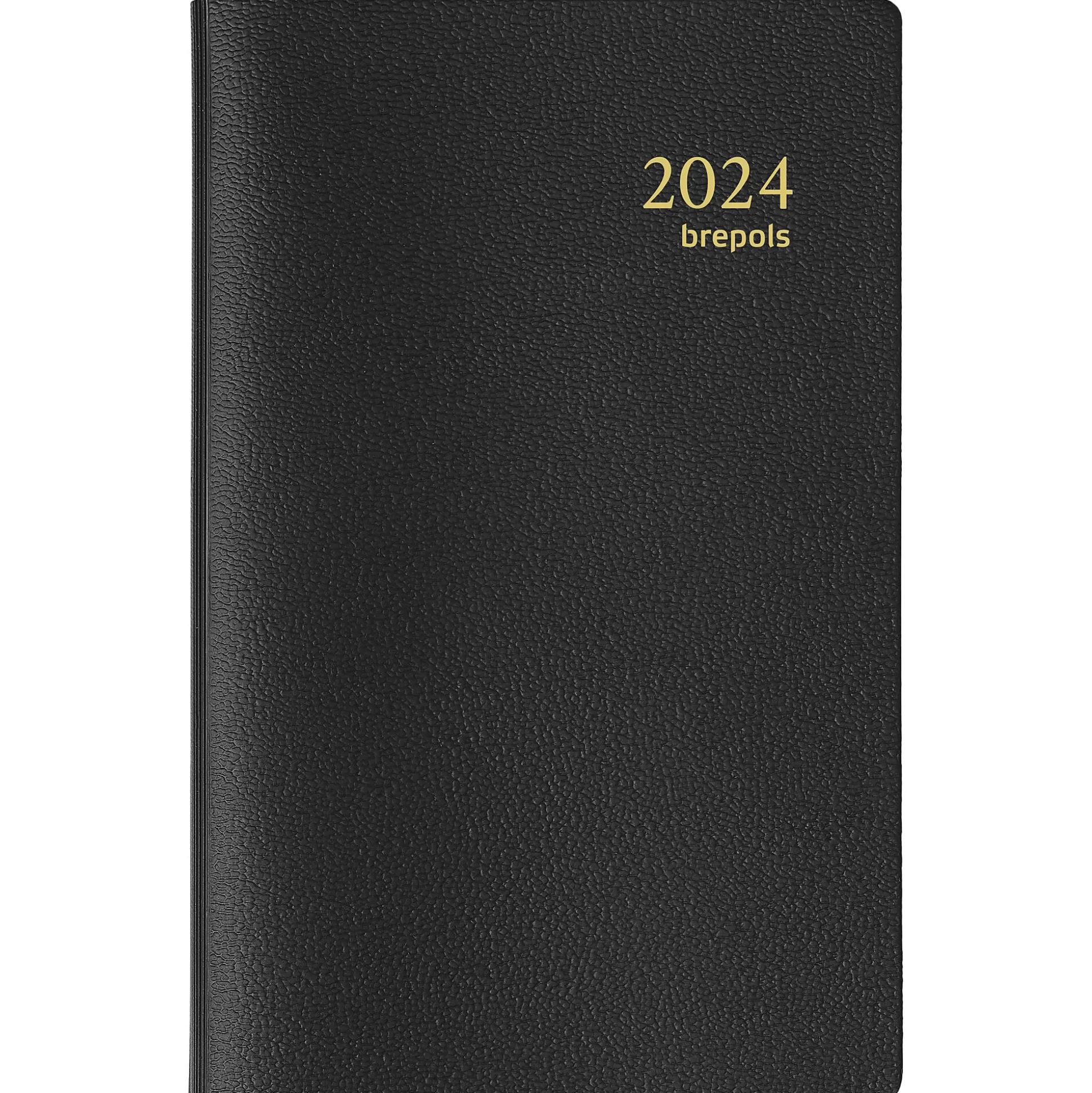 BREPOLS Agenda's-Agenda 8,1X12Cm 1 Week Op 2 Pagina's 6 Talen Delta Genova Zwart