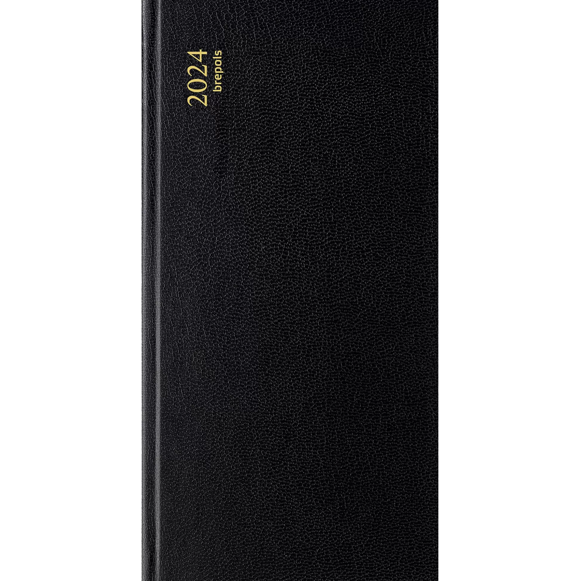 BREPOLS Agenda's-Agenda 8,1X16,6Cm 1 Week Op 2 Pagina's 6 Talen Breprint Lima Zwart