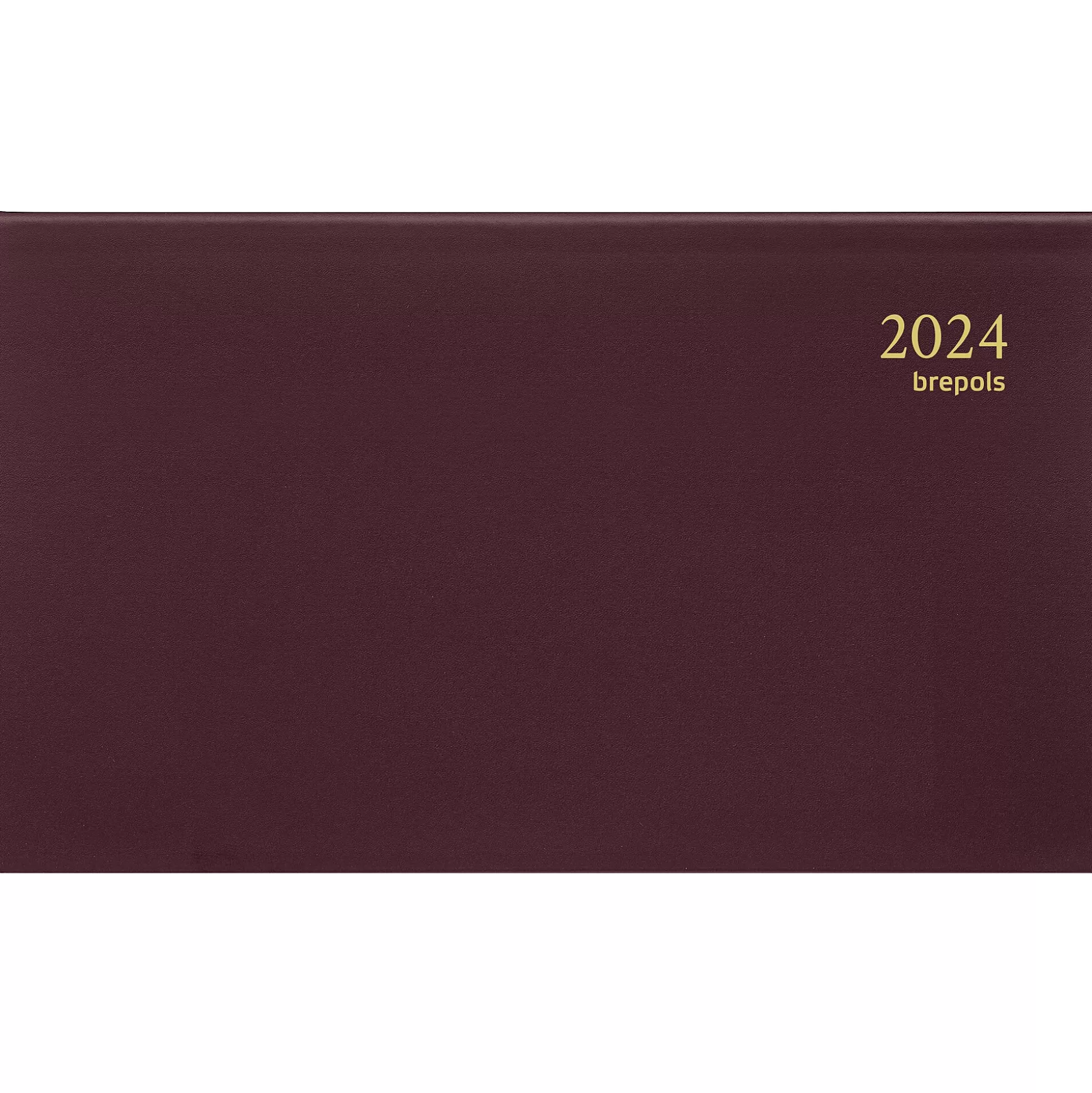 BREPOLS Agenda's-Agenda 9X16Cm 1 Week Op 2 Pagina's 6 Talen Omniplan Seta Bordeaux
