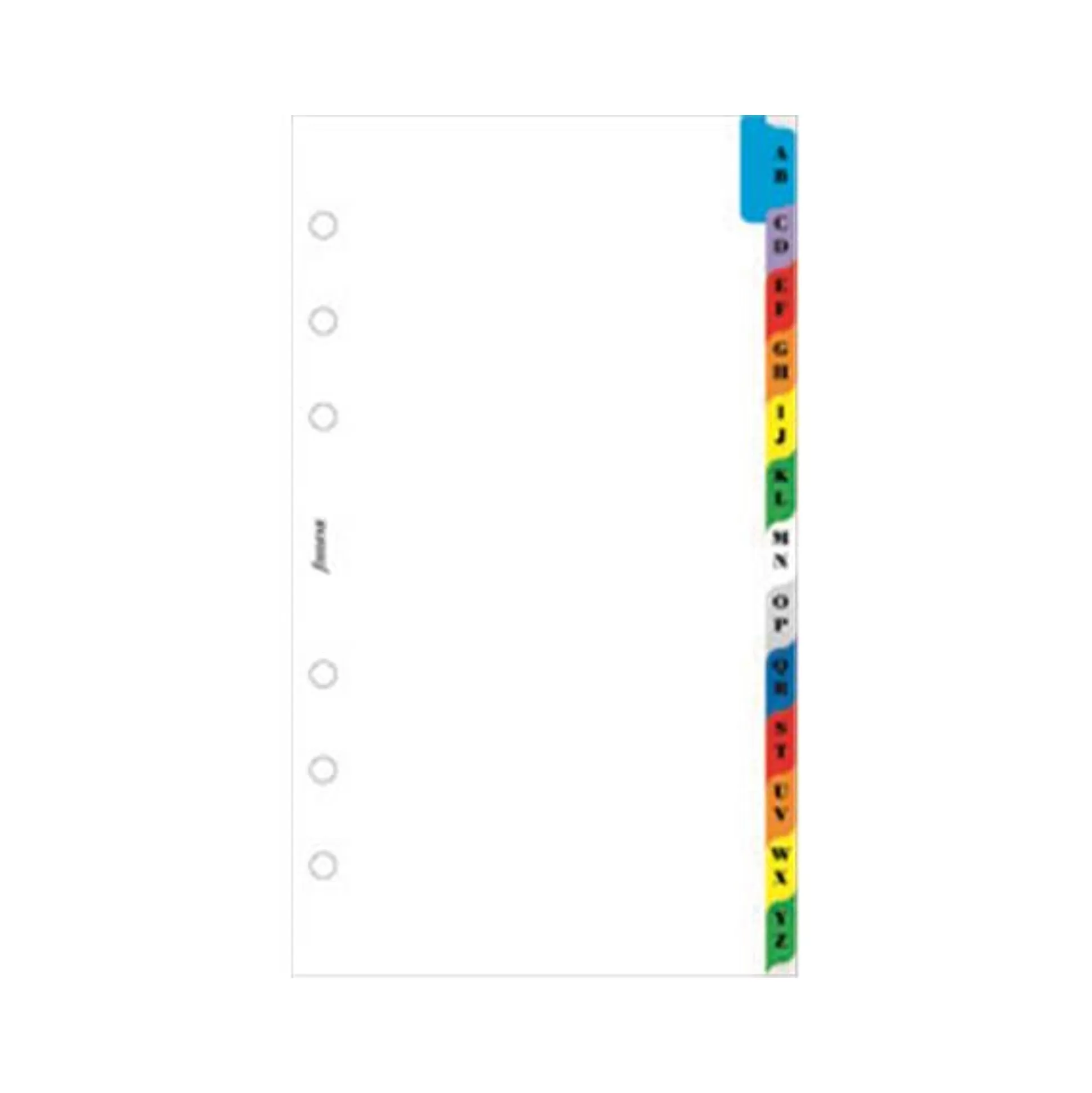 FILOFAX Planners & Lijstjes-Agenda Accessoire Personal A-Z Index 2 Letters/Tab Multicolor