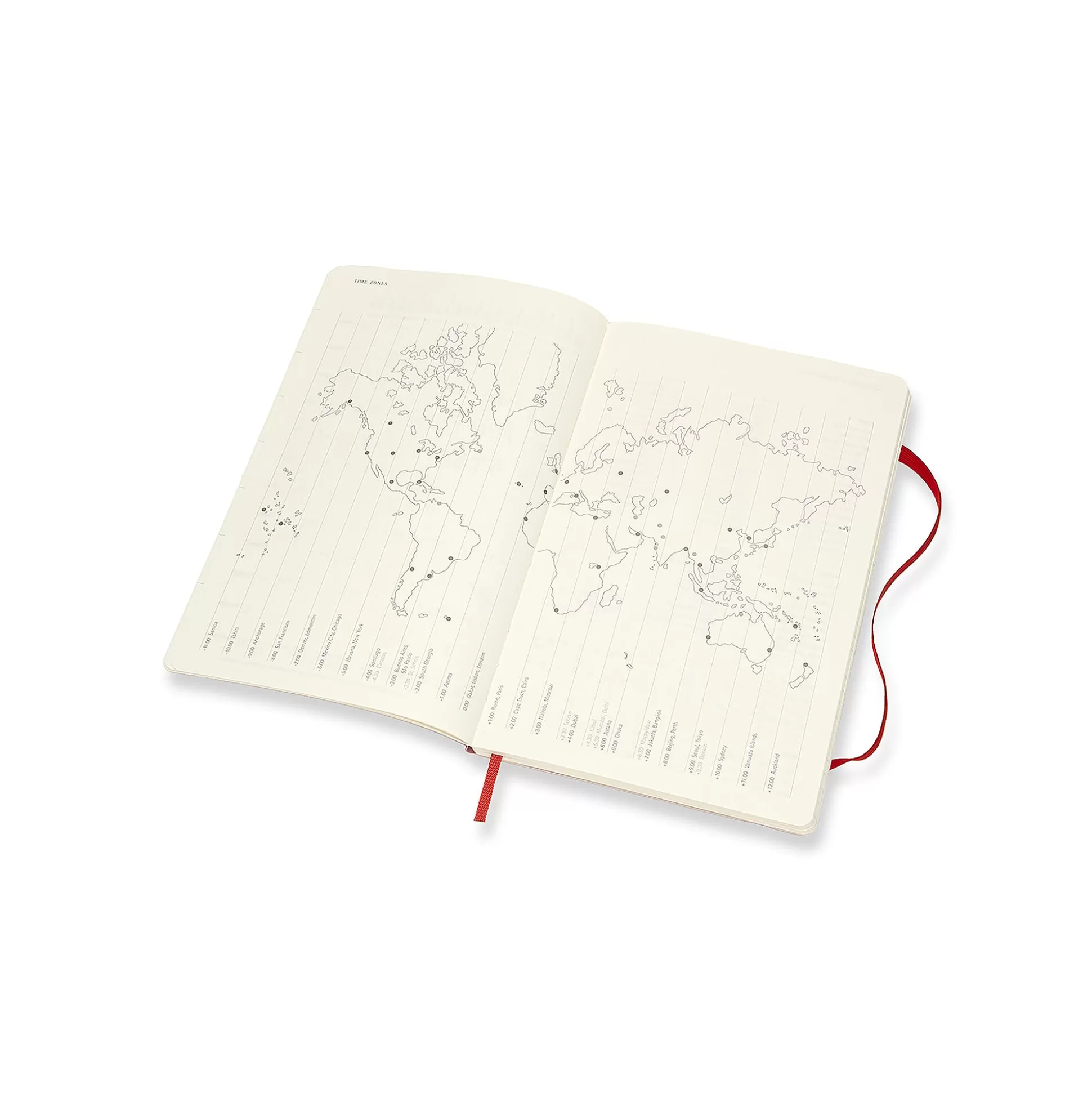 MOLESKINE Agenda's-Agenda L 13X21Cm 1 Week Op 2 Pagina's Soft Cover Rood