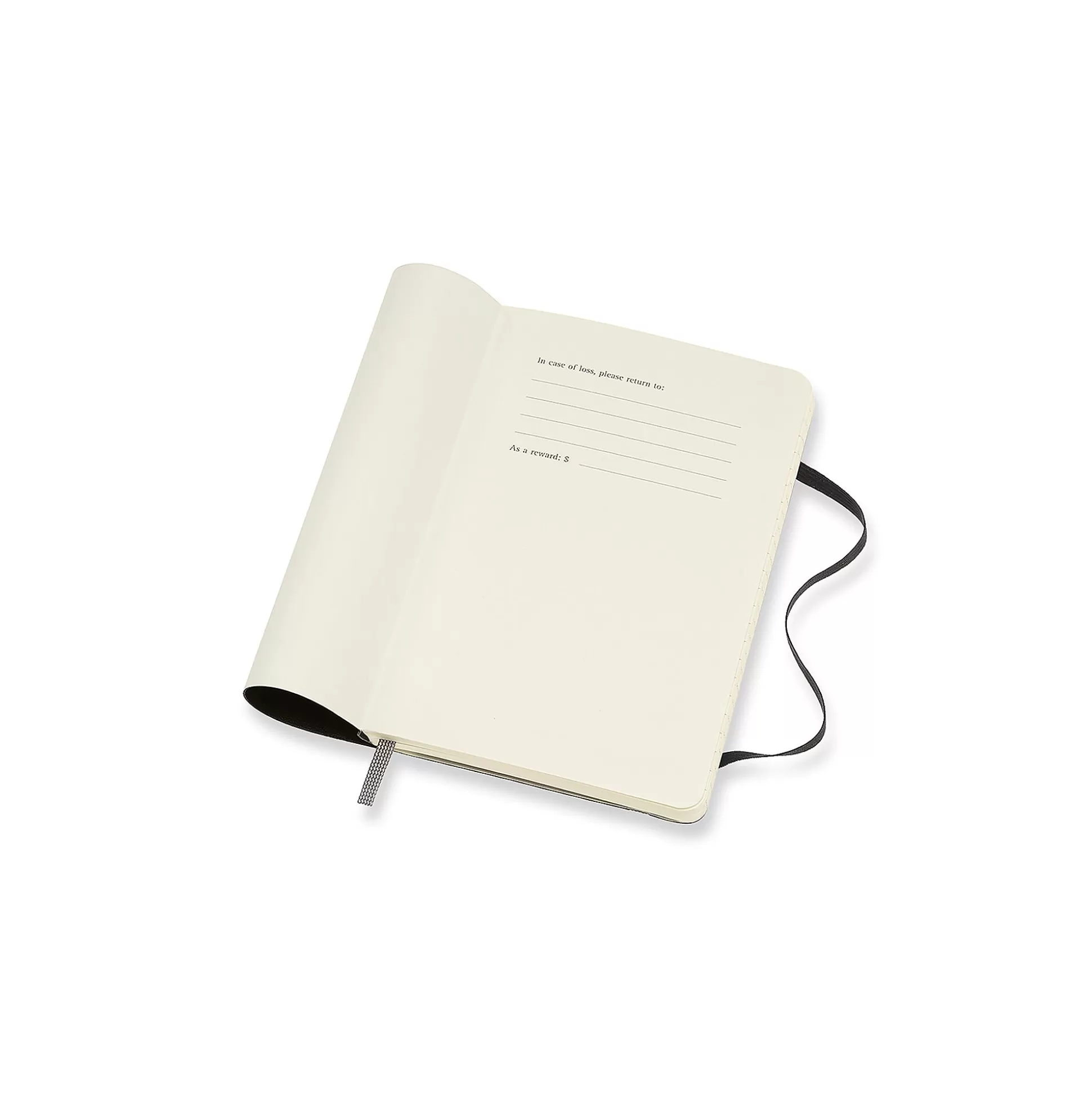 MOLESKINE Agenda's-Agenda Pocket 14X9Cm 1 Maand Op 2 Pagina's 12 Maanden Zwart Cover: Soft