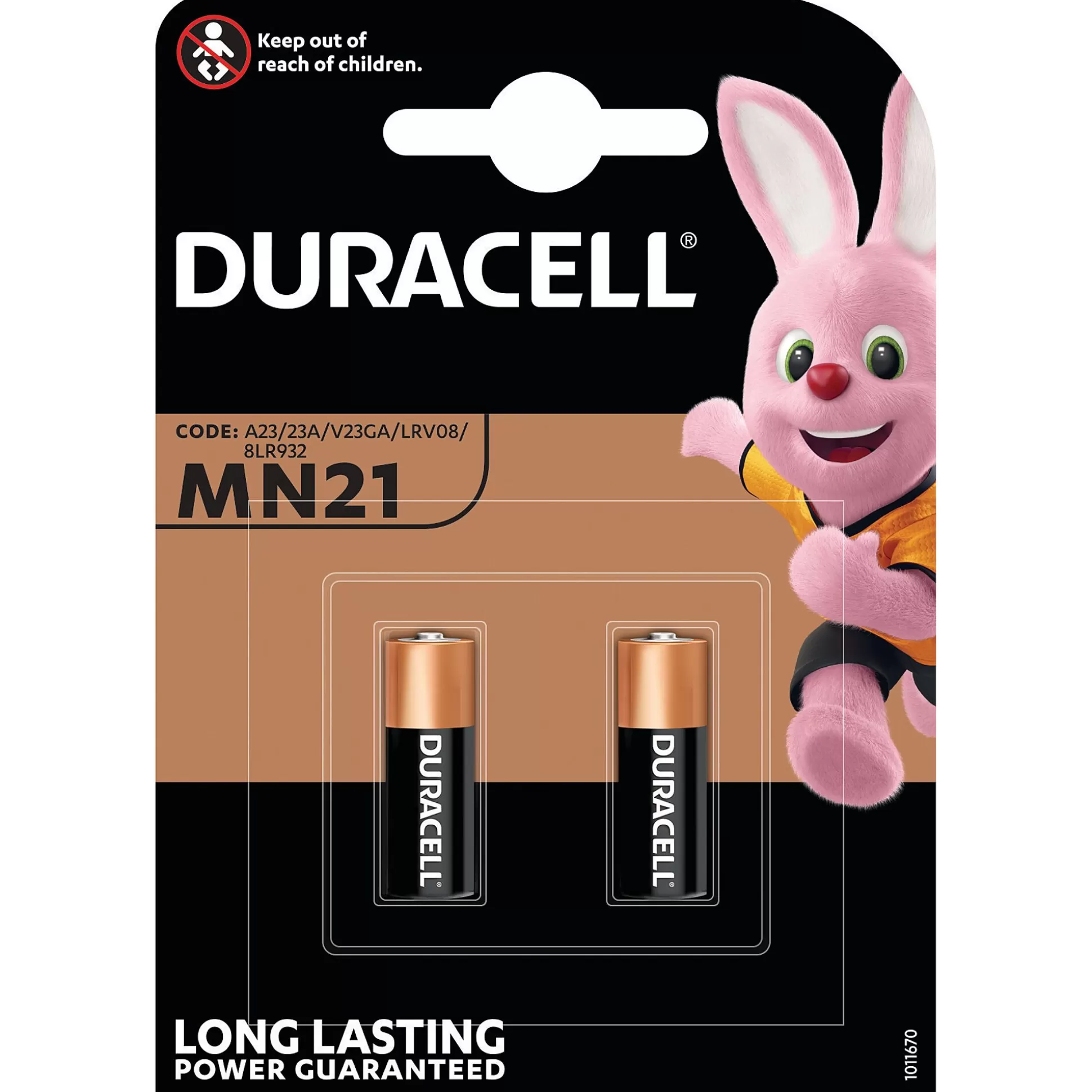 DURACELL Batterijen-Batterijen Alkaline Mn21 2 Stuks