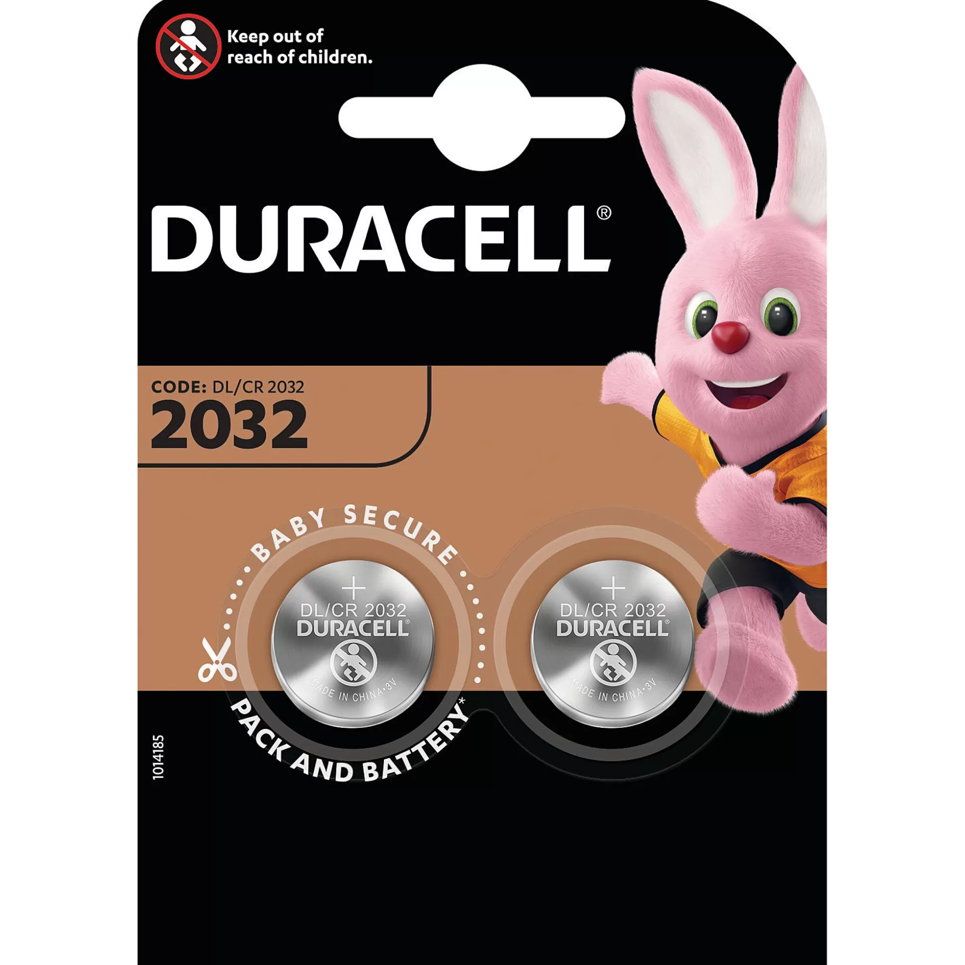 DURACELL Batterijen-Batterijen Lithium Cr2032 2 Stuks