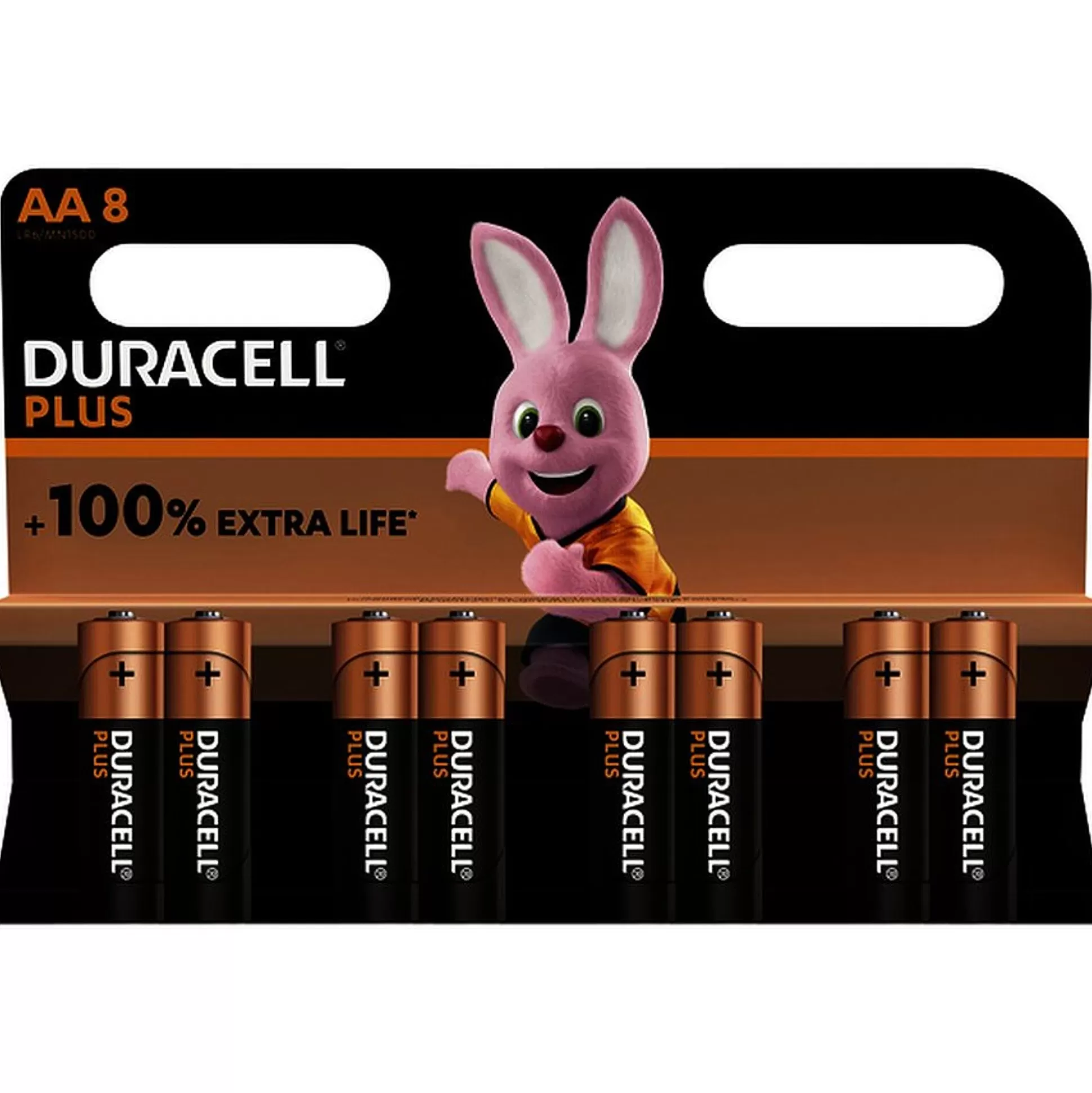 DURACELL Batterijen-Batterijen Plus Aa 8 Stuks