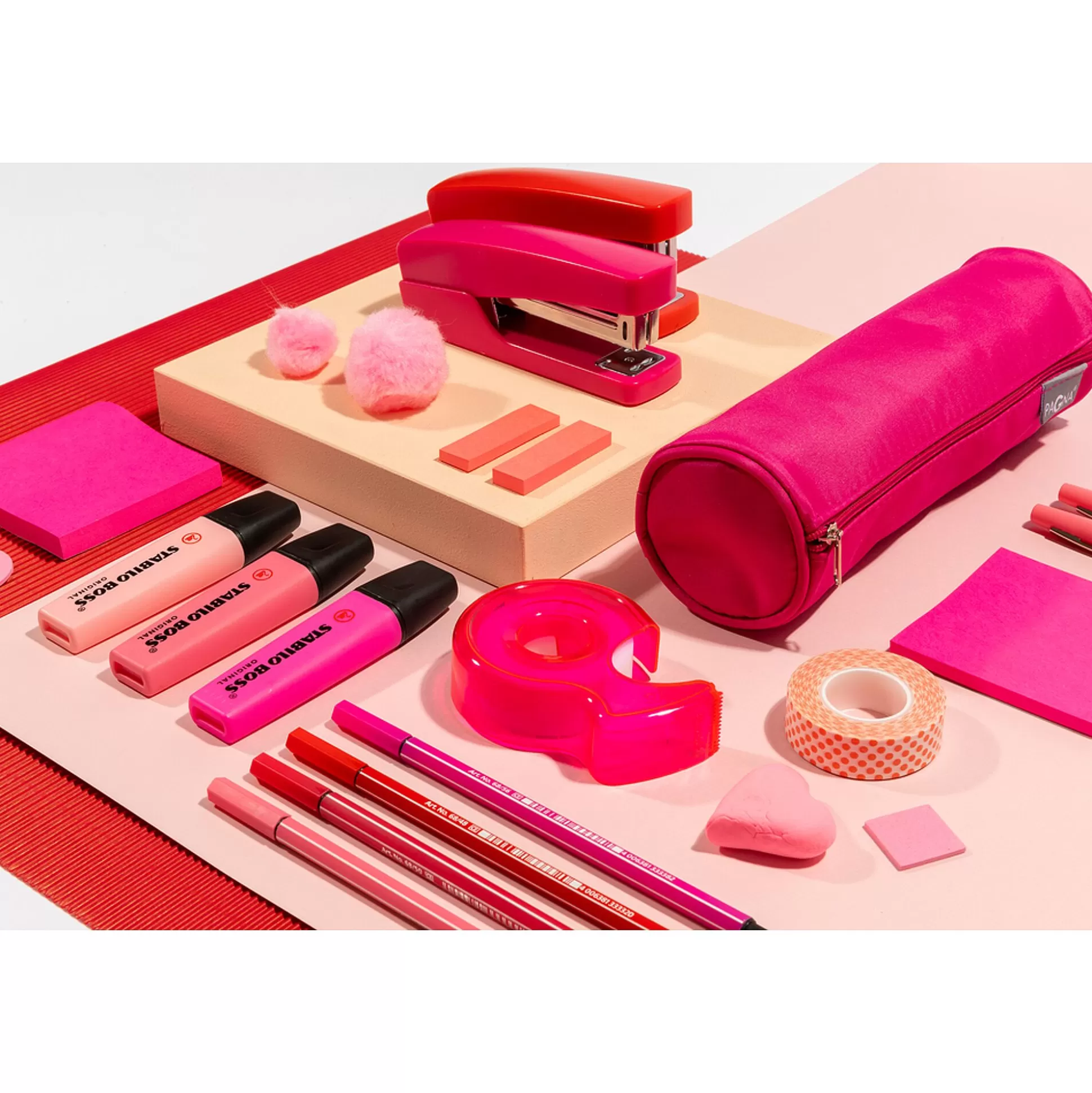 STABILO Stiften-Boss Original Markeerstift Pastel Mellow Coral Red