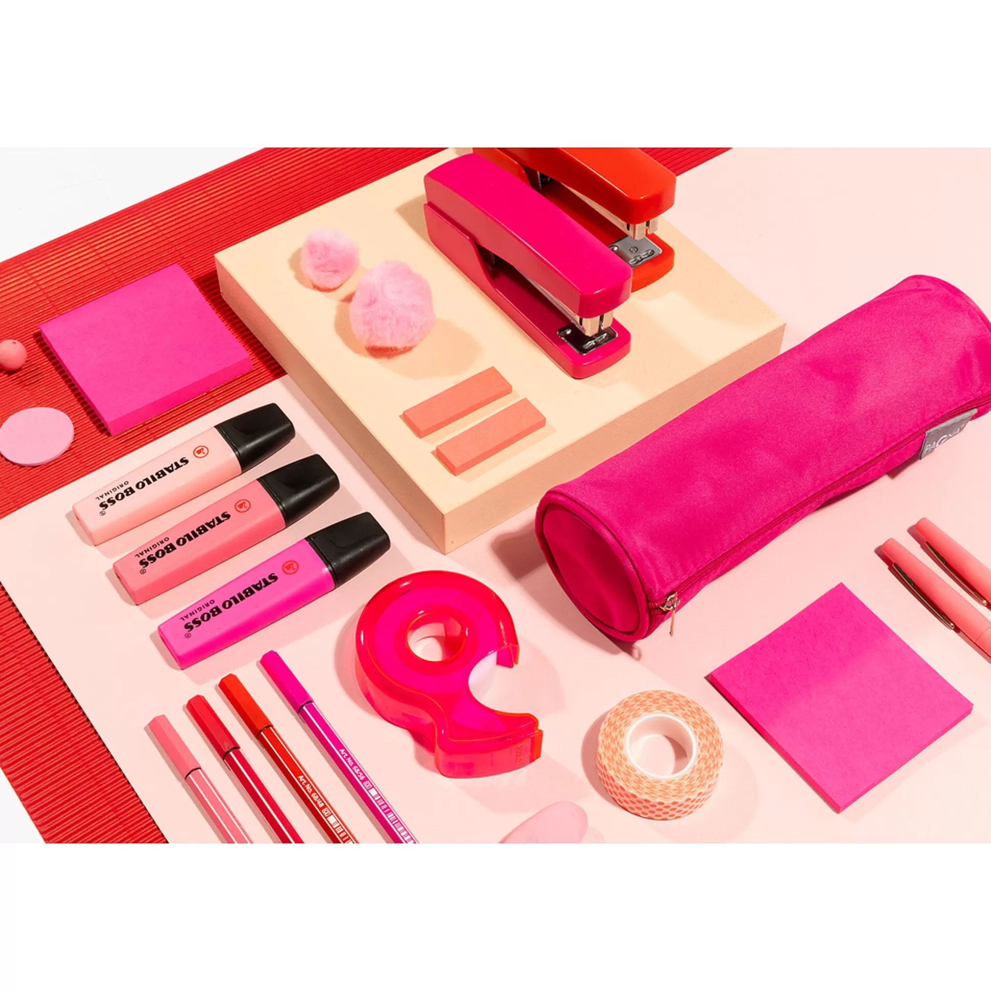 STABILO Stiften-Boss Original Markeerstift Pastel Mellow Coral Red