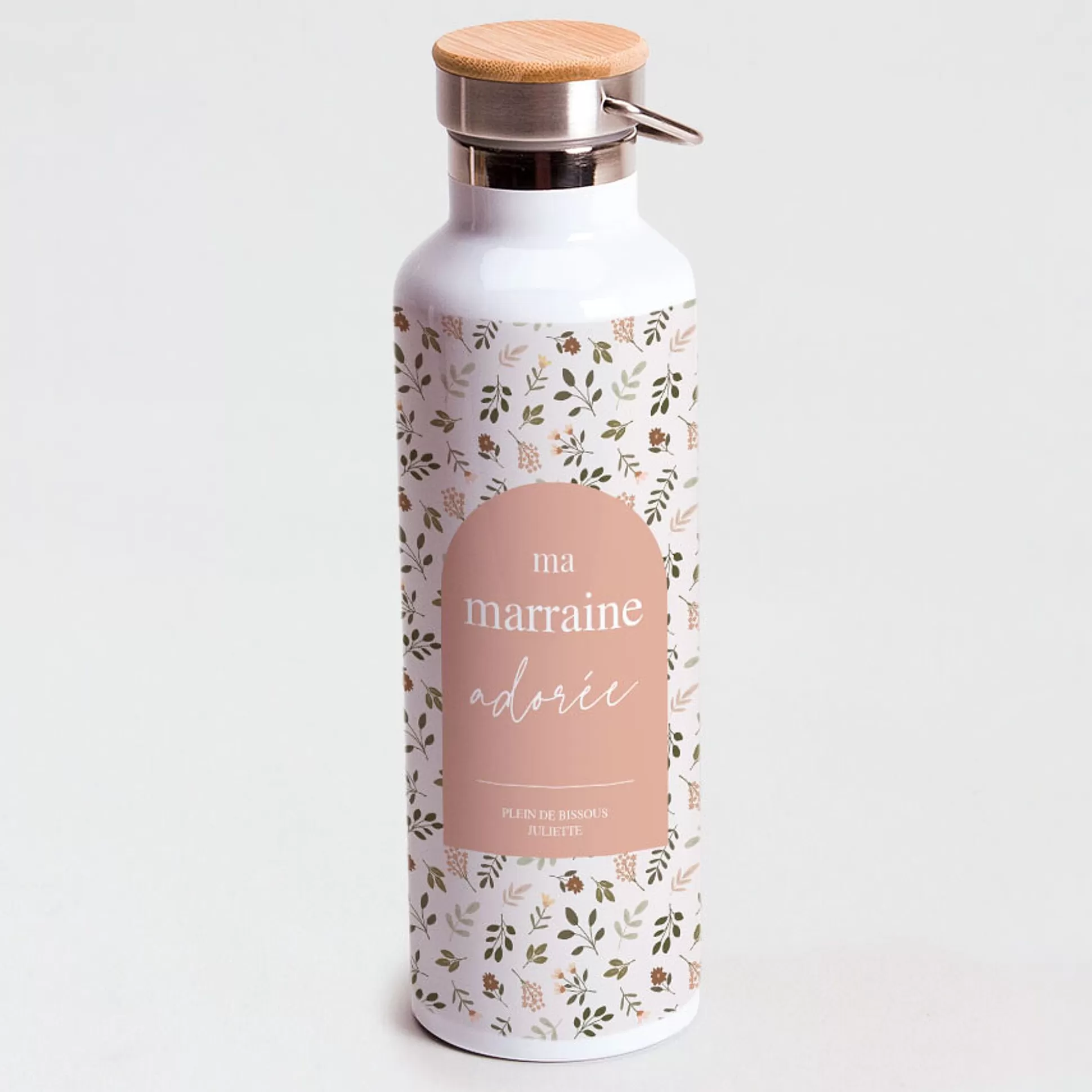 MIJN ONTWERP Drinkflessen-Bouteille Isotherme Champs De Fleurs