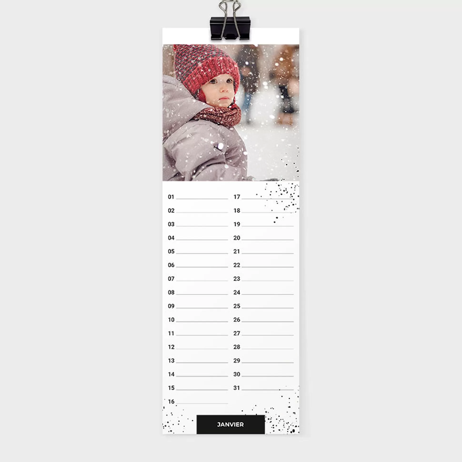 MIJN ONTWERP Mijn Ontwerp-Calendrier Anniversaires Photos Minimaliste