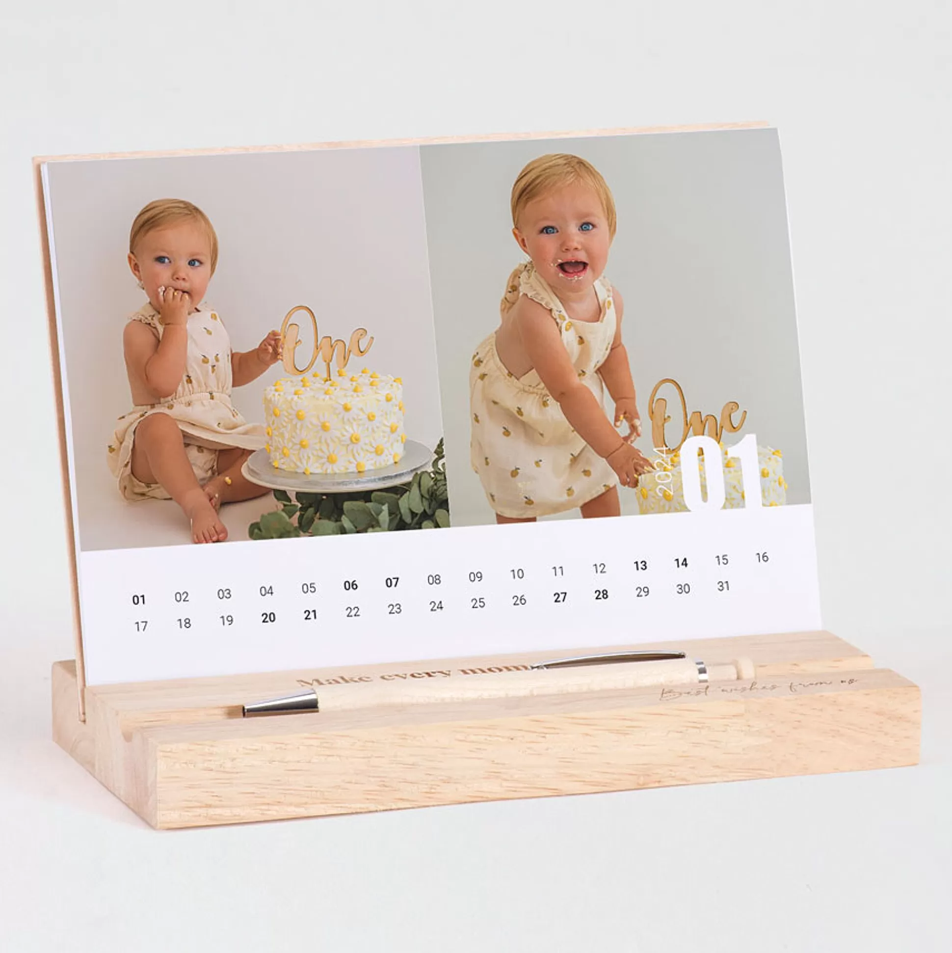 MIJN ONTWERP Mijn Ontwerp-Calendrier Mural Personnalis Minimaliste Paysage - Format A5