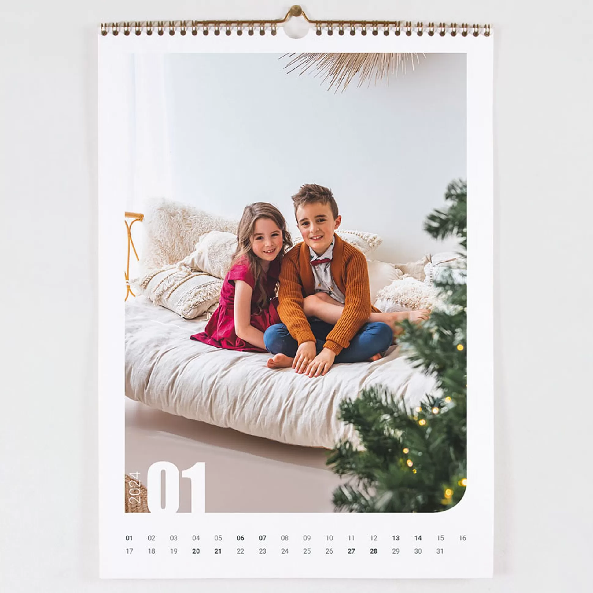 MIJN ONTWERP Mijn Ontwerp-Calendrier Mural Personnalis Minimaliste Portrait