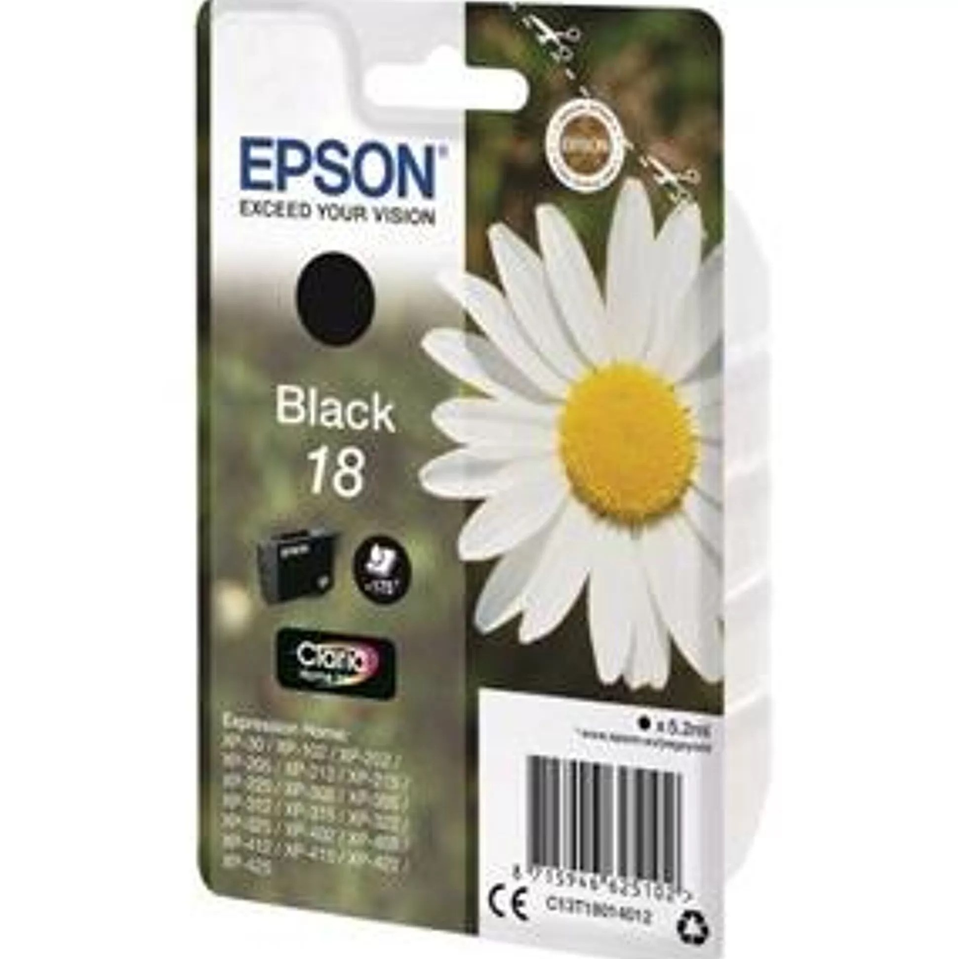 EPSON Inktpatronen-Cartridge 18 Zwart