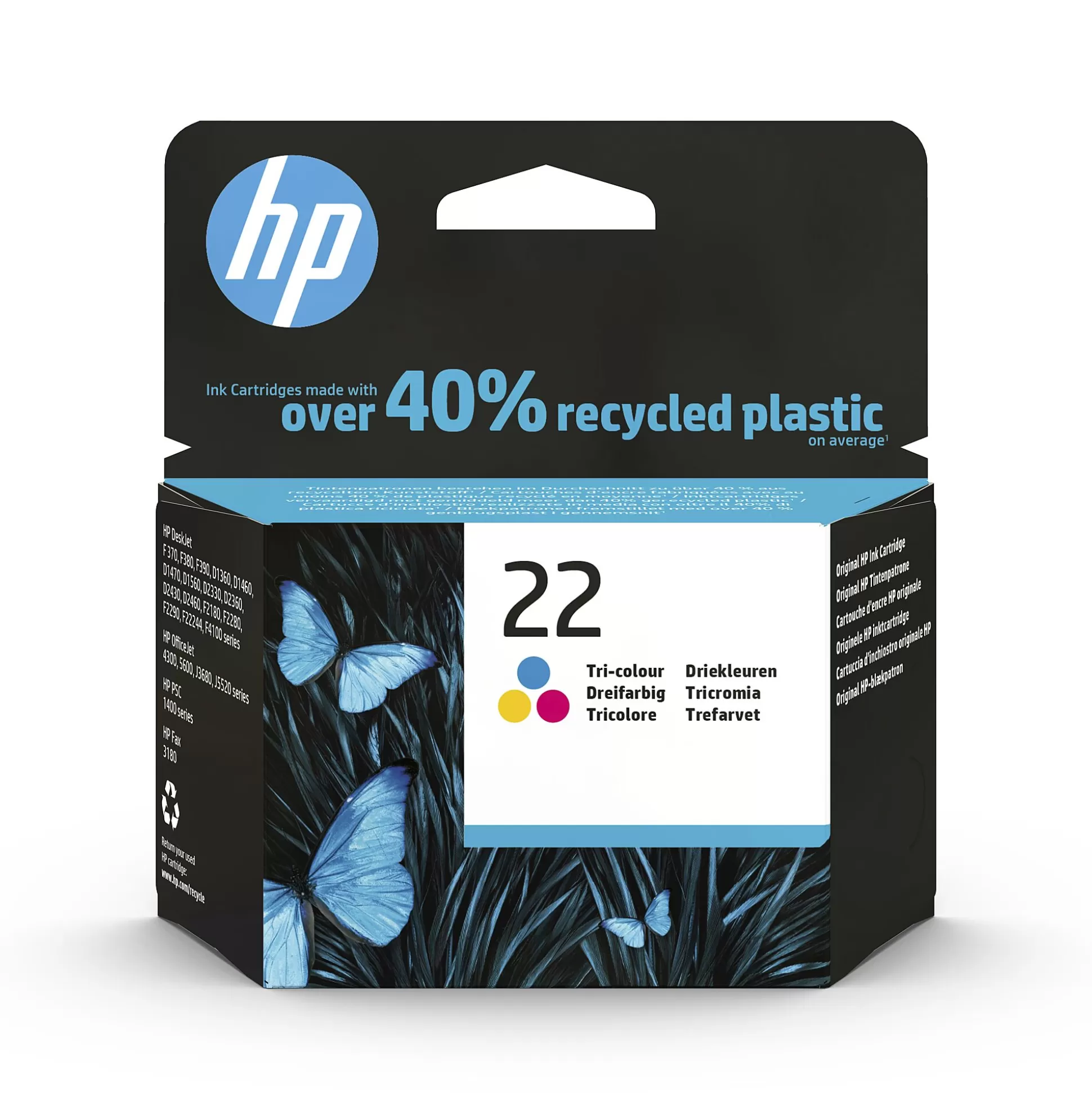 HP Inktpatronen-Cartridge 22 Tricolor