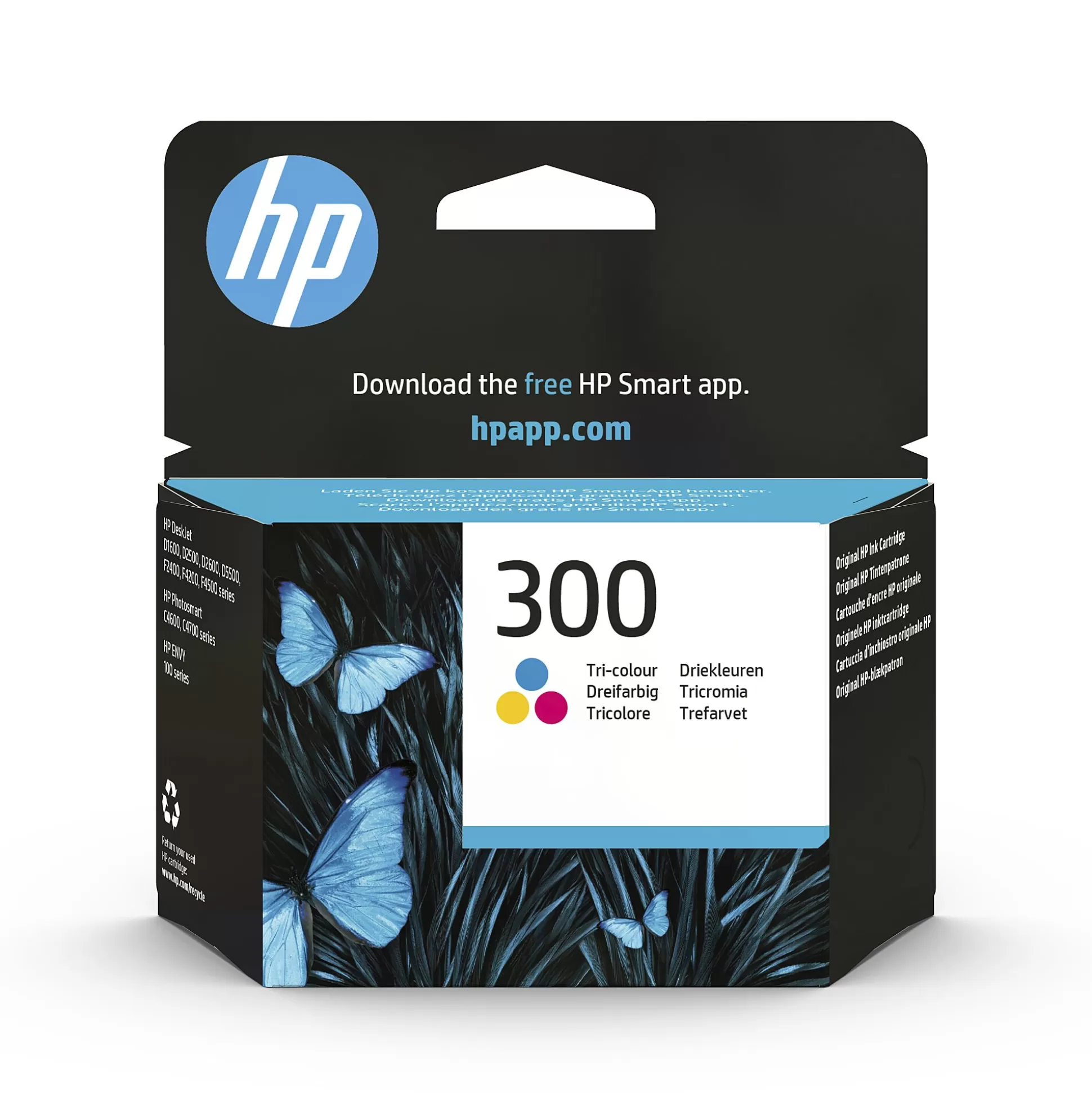 HP Inktpatronen-Cartridge 300 Vivera Tricolor