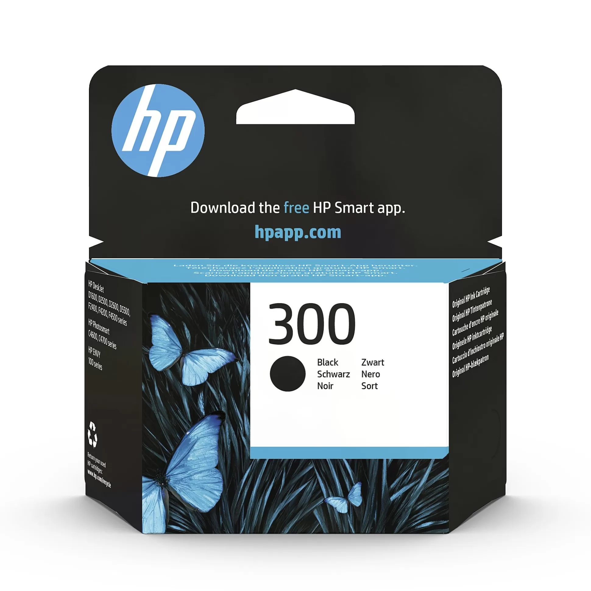 HP Inktpatronen-Cartridge 300 Vivera Zwart