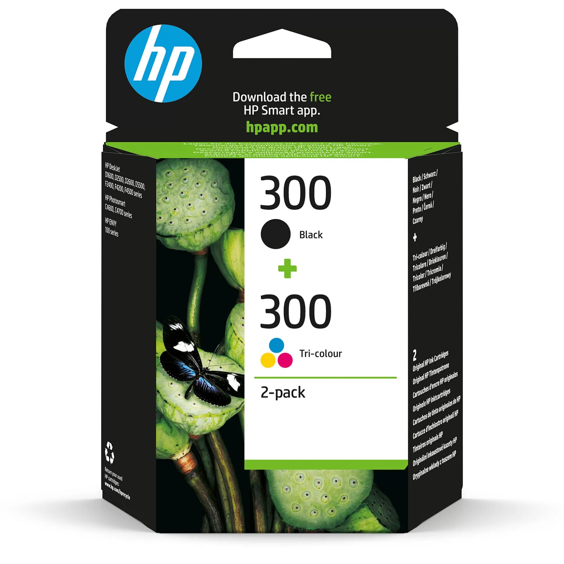 HP Inktpatronen-Cartridge 300 Zwart + Tricolor 2-Pack