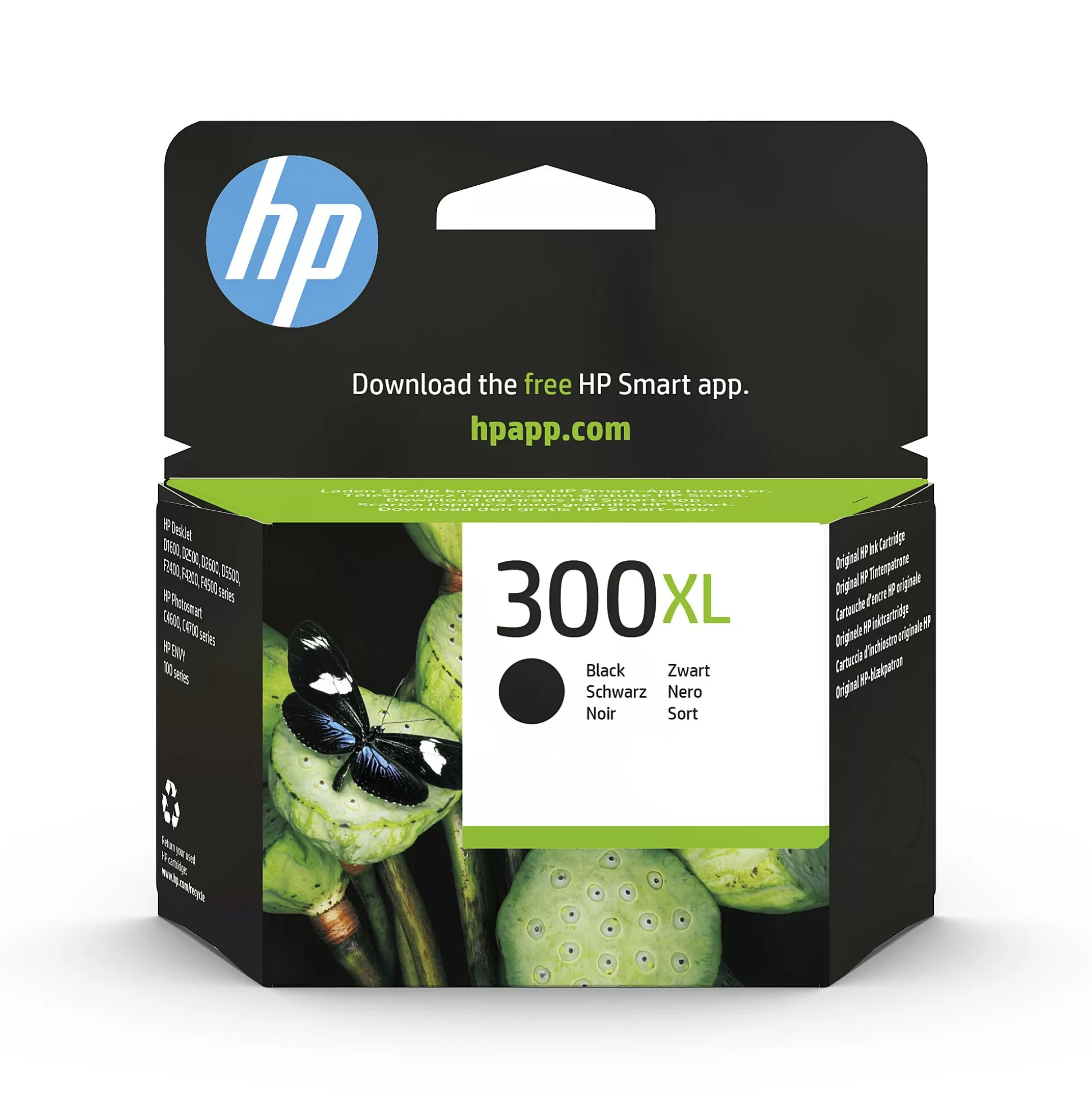 HP Inktpatronen-Cartridge 300Xl Vivera Zwart