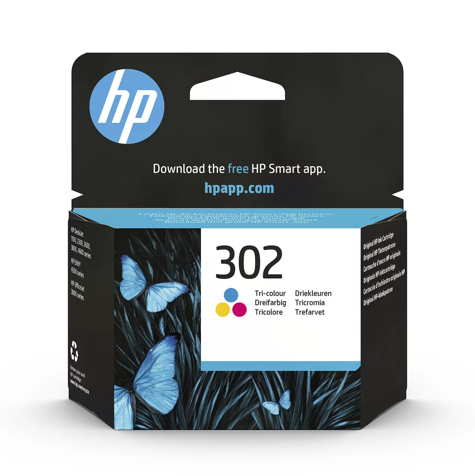 HP Inktpatronen-Cartridge 302 Tricolor