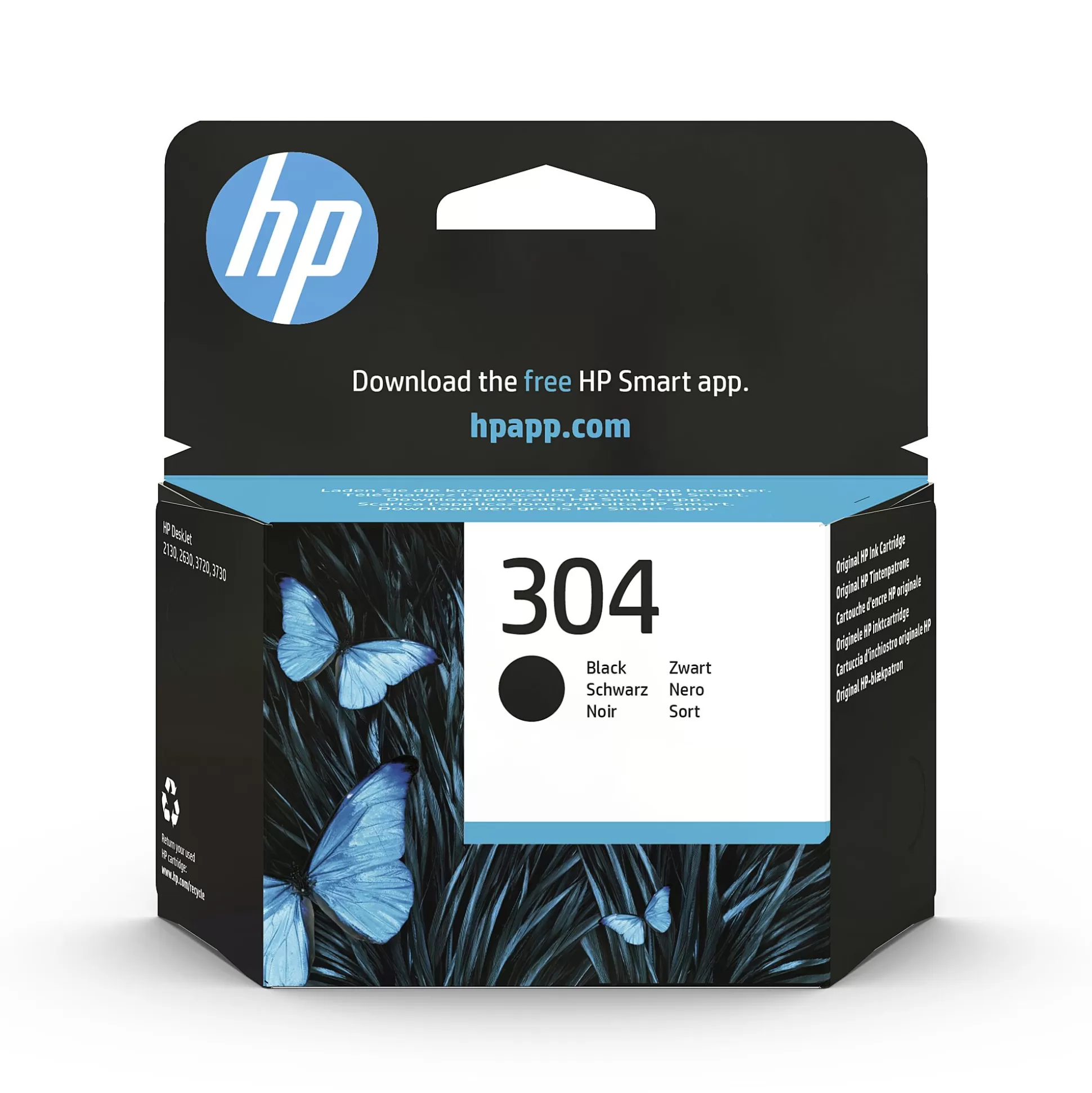 HP Inktpatronen-Cartridge 304 Zwart