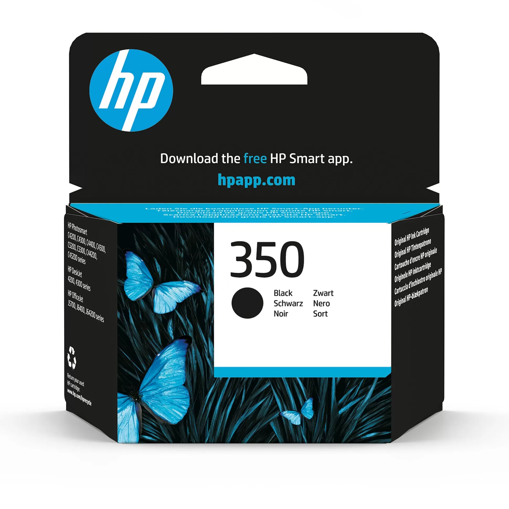 HP Inktpatronen-Cartridge 350 Zwart