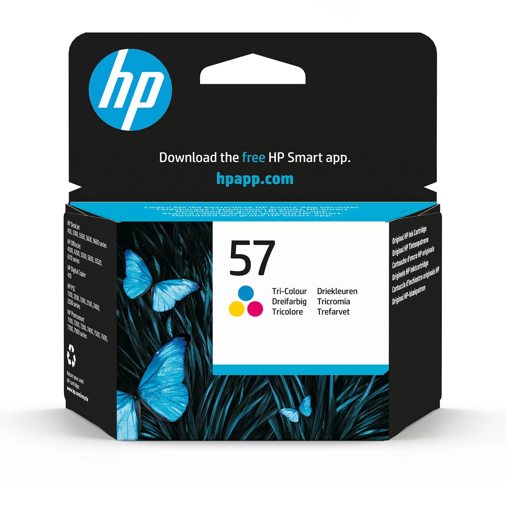 HP Inktpatronen-Cartridge 57 Tricolor