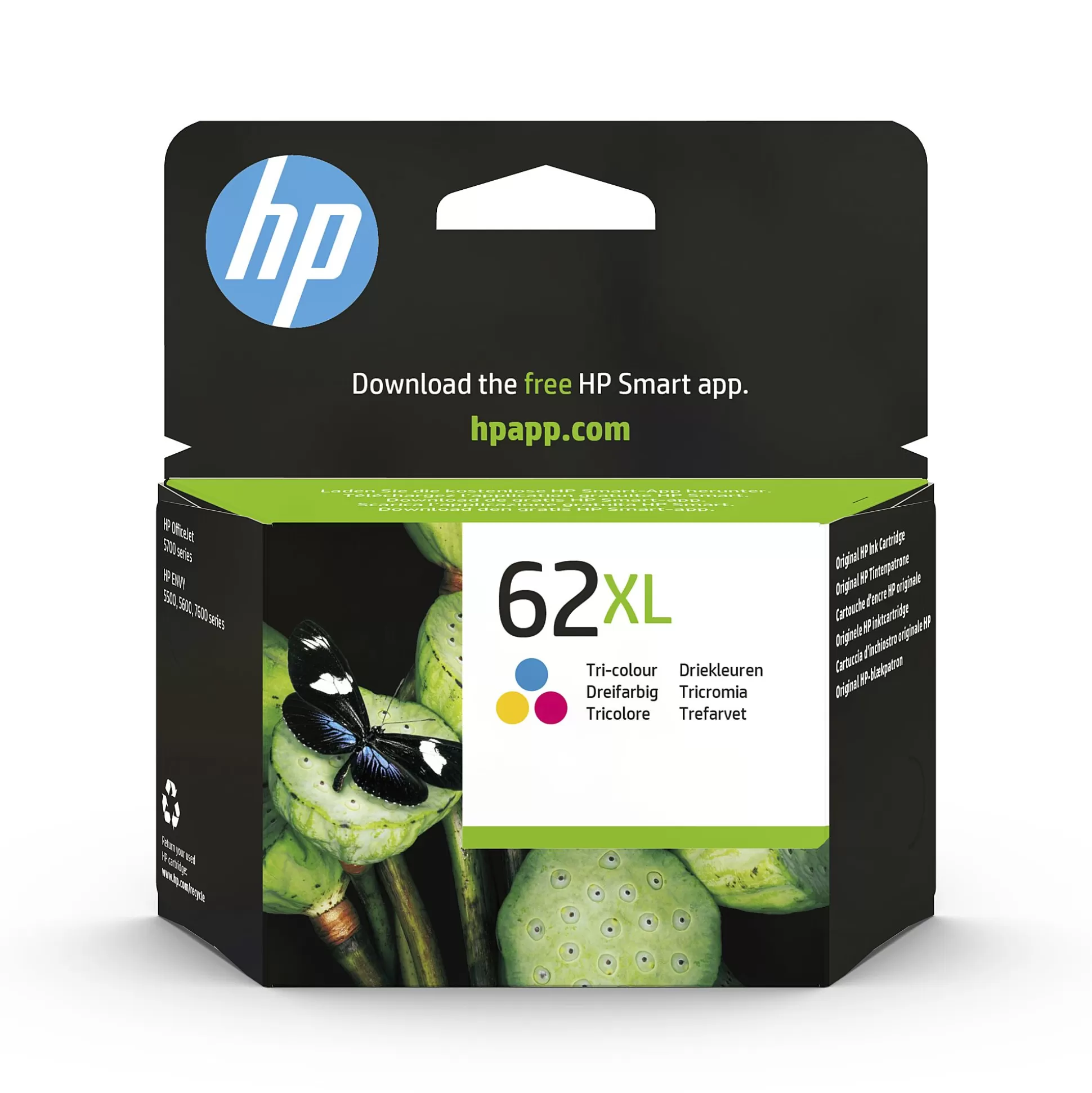 HP Inktpatronen-Cartridge 62Xl Tricolor