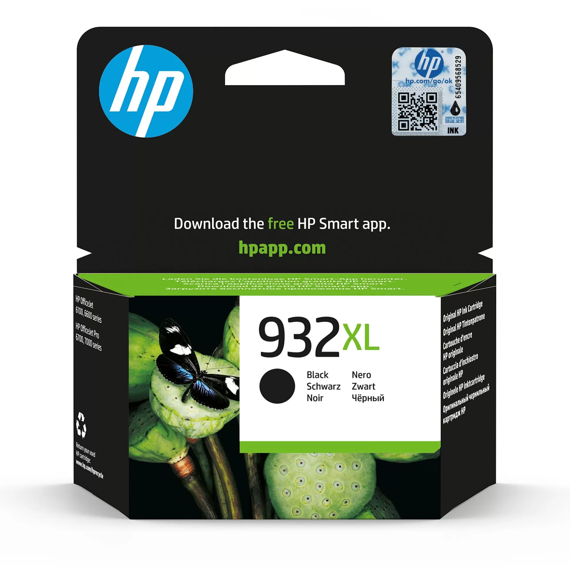 HP Inktpatronen-Cartridge 932Xl Zwart