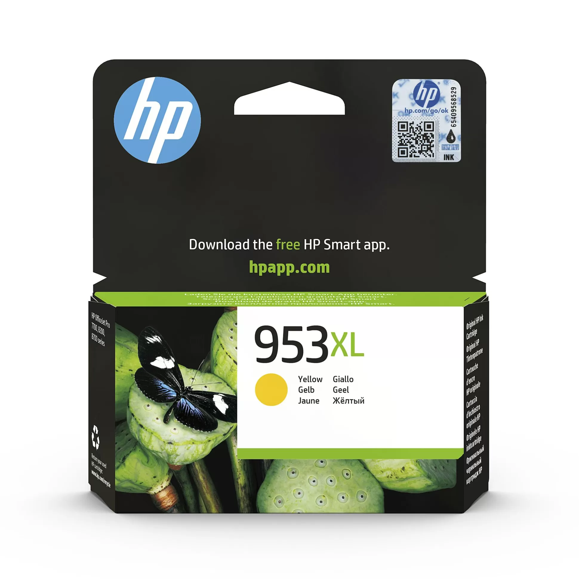 HP Inktpatronen-Cartridge 953Xl Geel