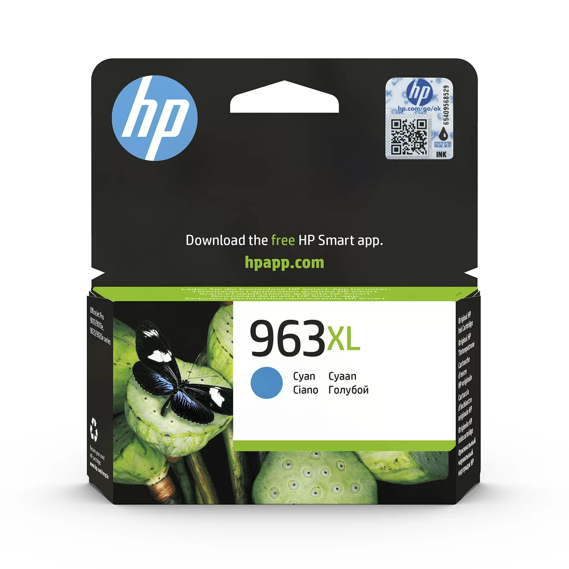 HP Inktpatronen-Cartridge 963Xl Cyaan