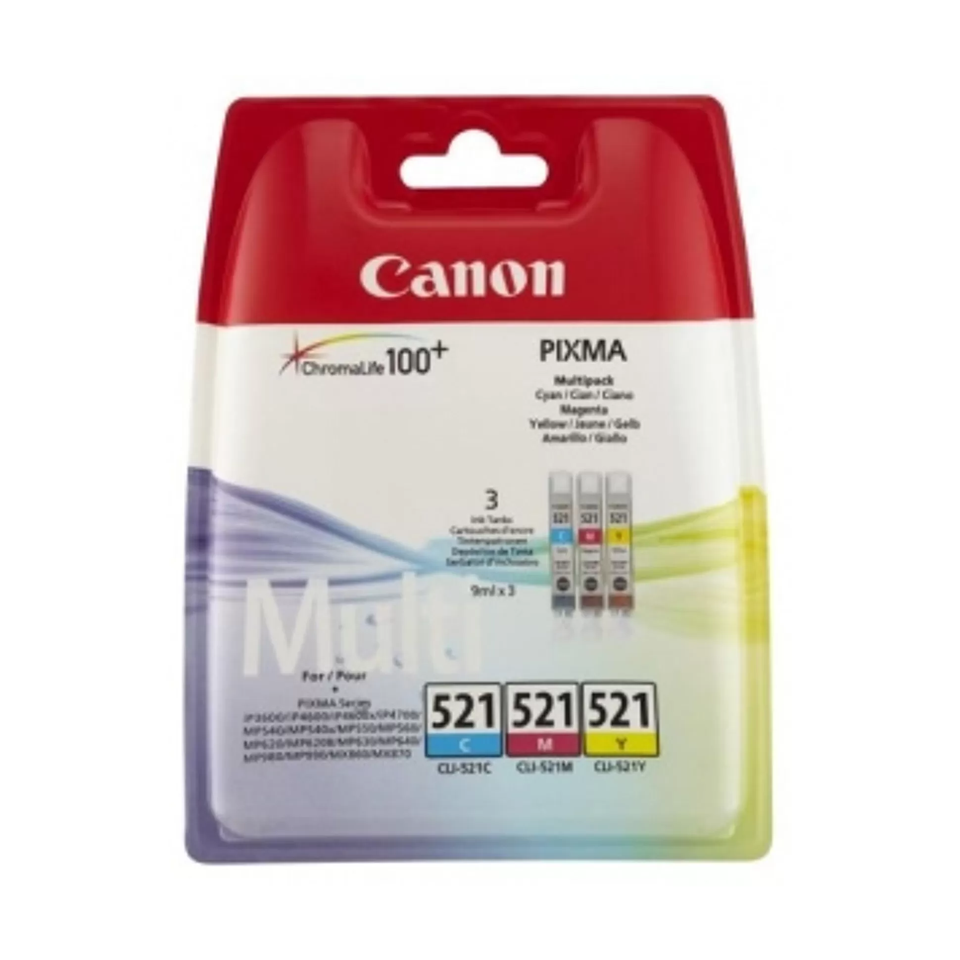 CANON Inktpatronen-Cartridge Cli-521 Tricolor Multipack