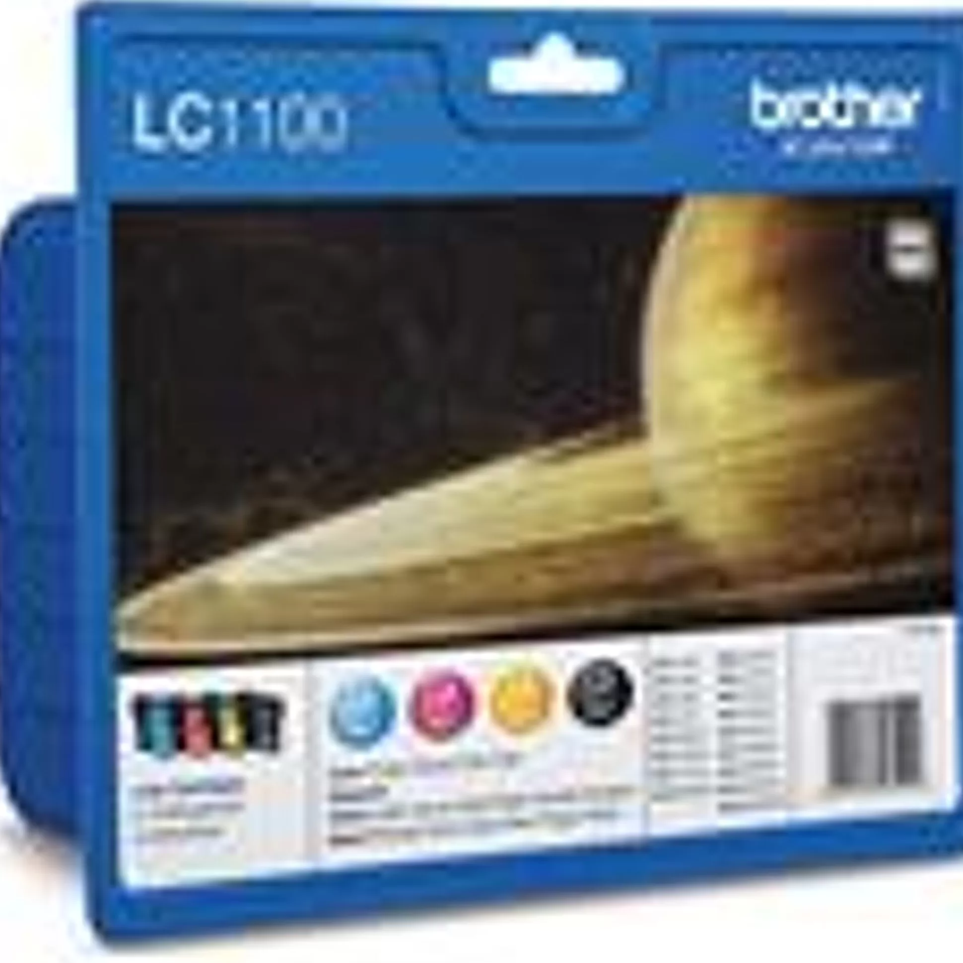 BROTHER Inktpatronen-Cartridge Lc1100 Zwart + Tricolor