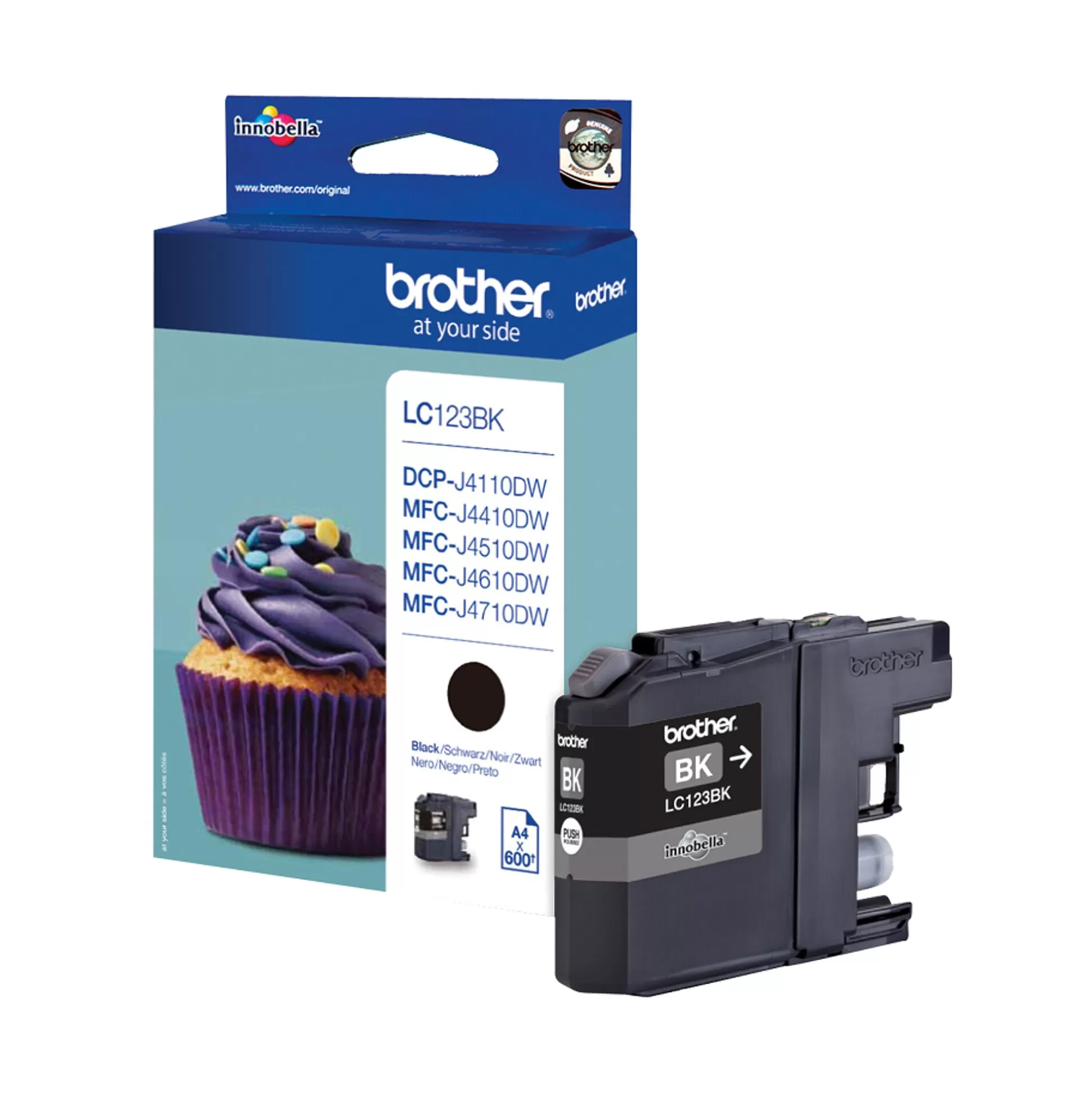 BROTHER Inktpatronen-Cartridge Lc123 Zwart