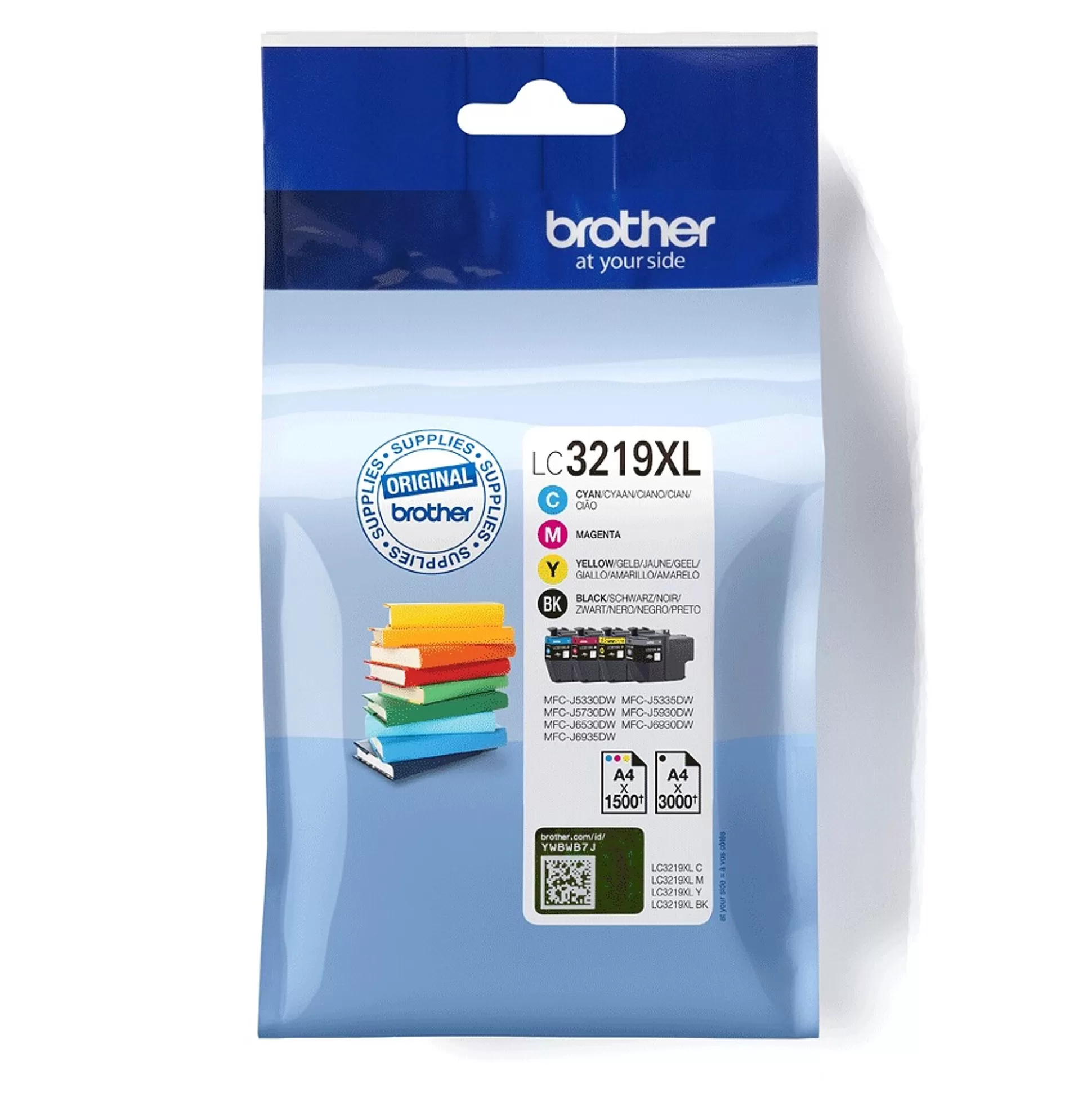 BROTHER Inktpatronen-Cartridge Lc-3219Xl Zwart + Tricolor