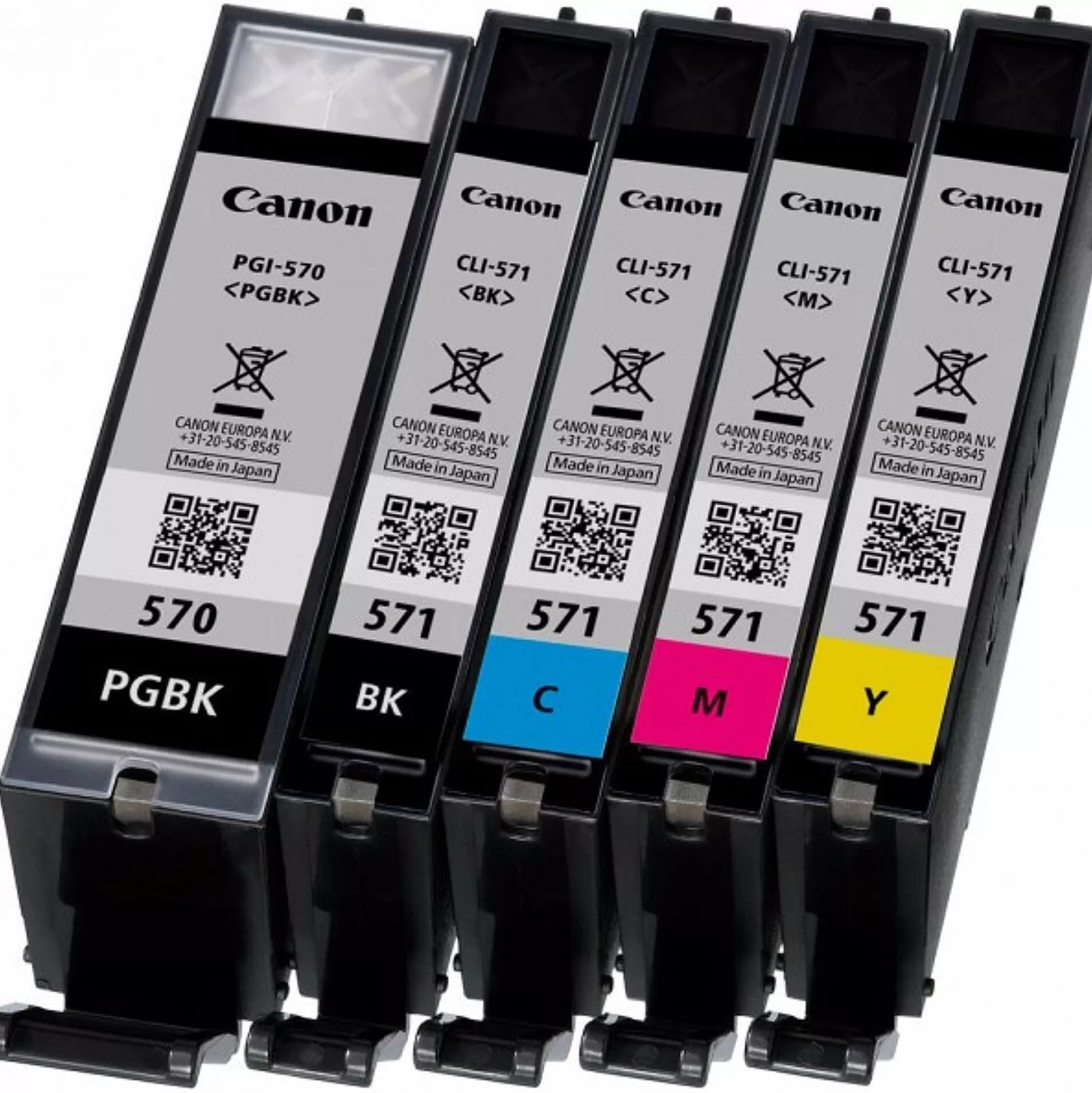 CANON Inktpatronen-Cartridge Pgi-570/Cli-571 Zwart + Tricolor Multipack