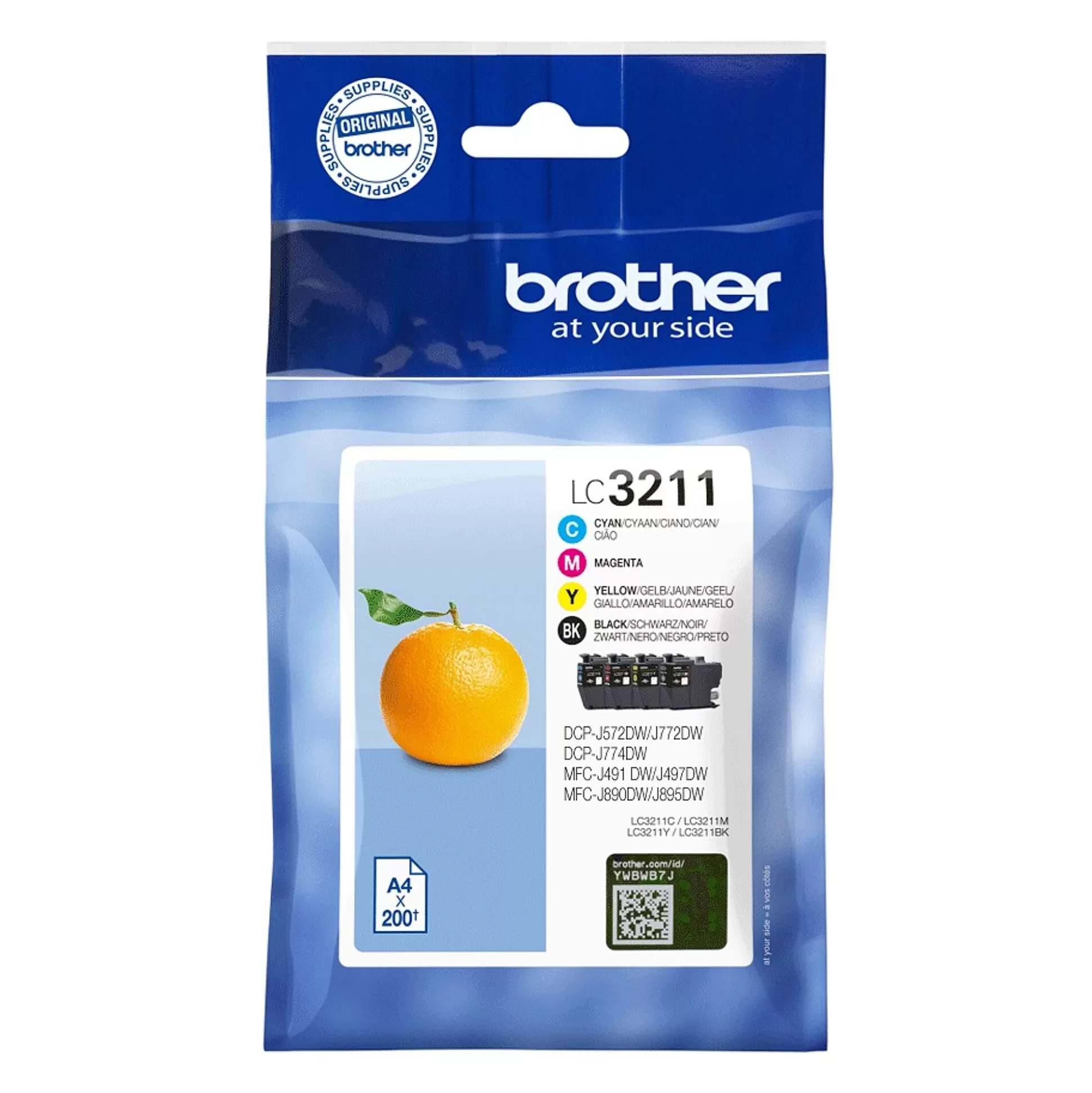 BROTHER Inktpatronen-Cartridge Zwart + Tricolor 3211