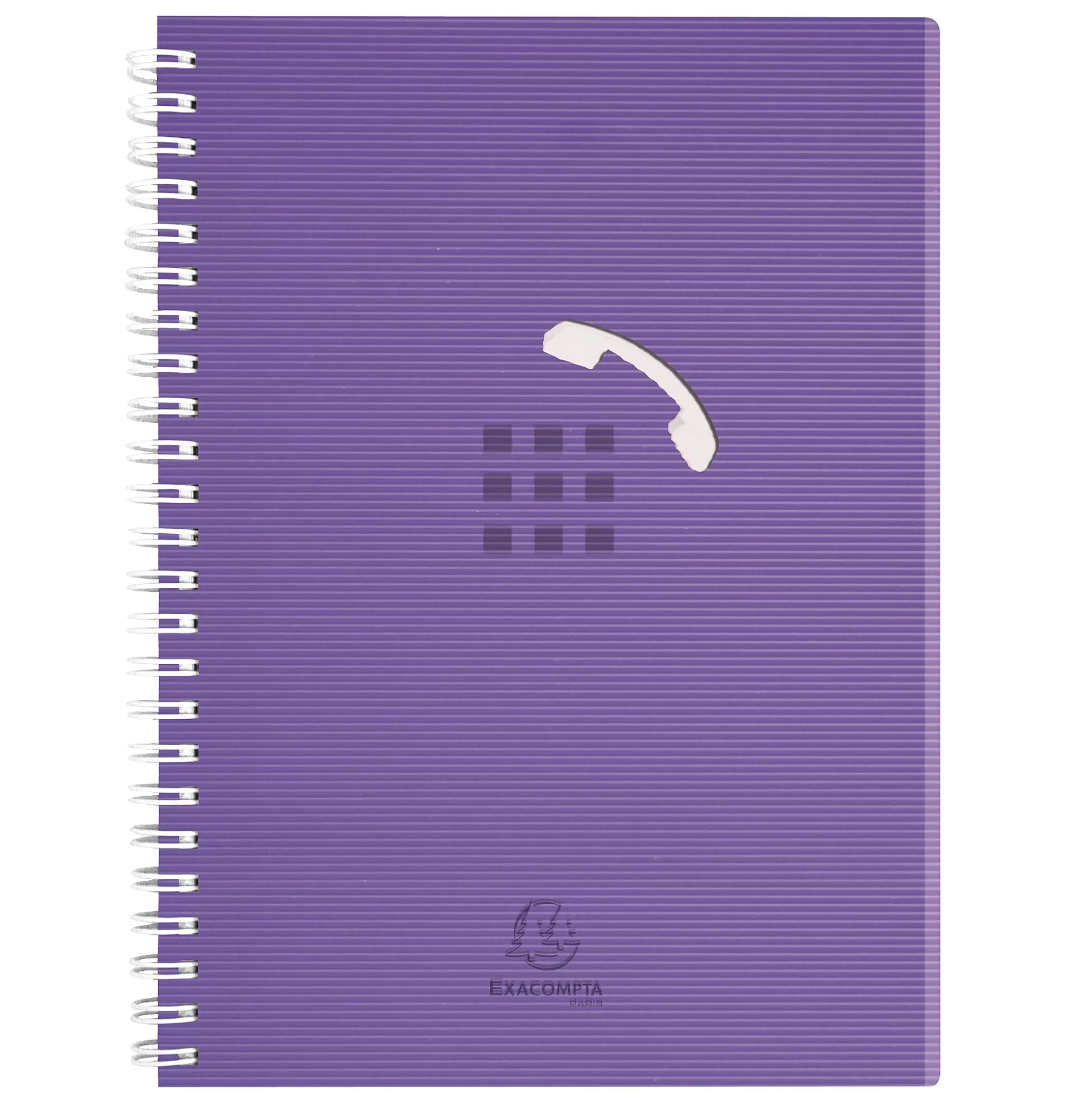 EXACOMPTA Adresboeken-Clairefontaine Adresboek Linicolor 21X15Cm 96 Pagina's Spiraal 1 Van 5 Kleuren