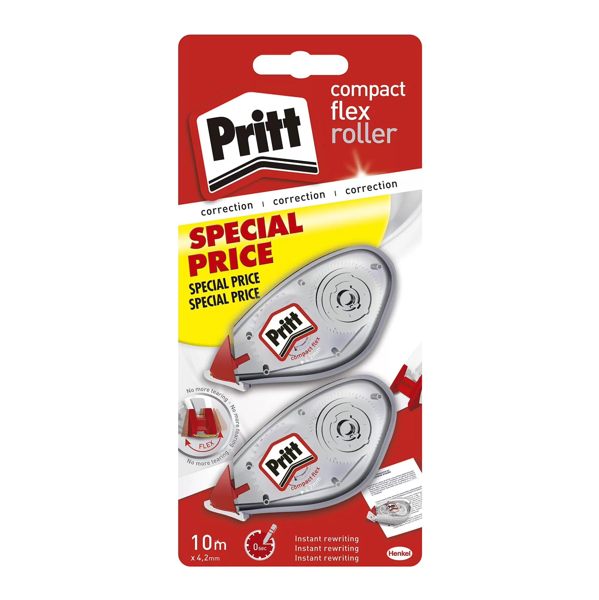 PRITT Corrigeren-Correctieroller Compact Flex 4,2Mm X 10M 2E Halve Prijs