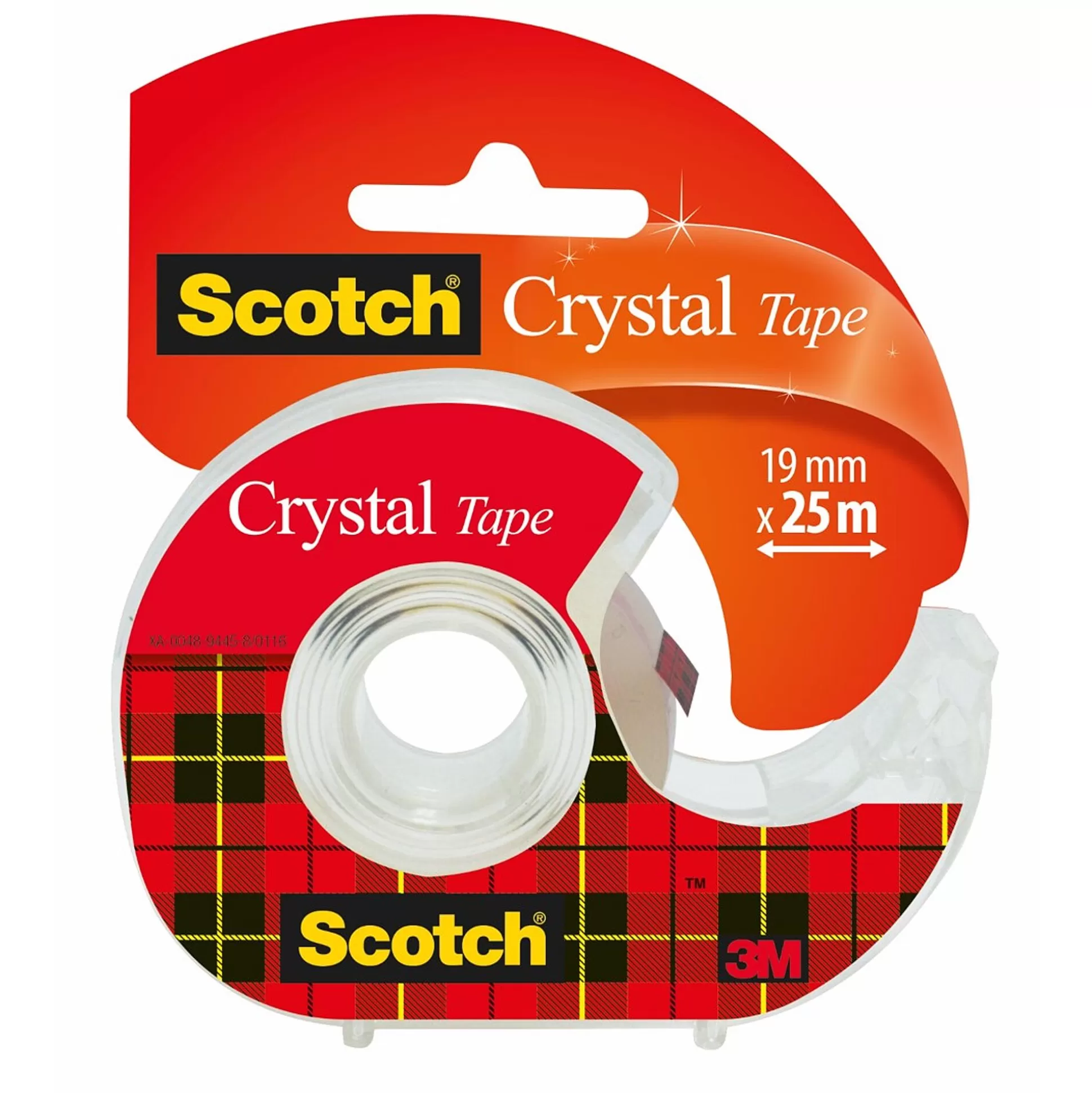 SCOTCH Lijmen & Plakken-Crystal Clear Tape 19Mm X 25M + Navulbare Dispenser