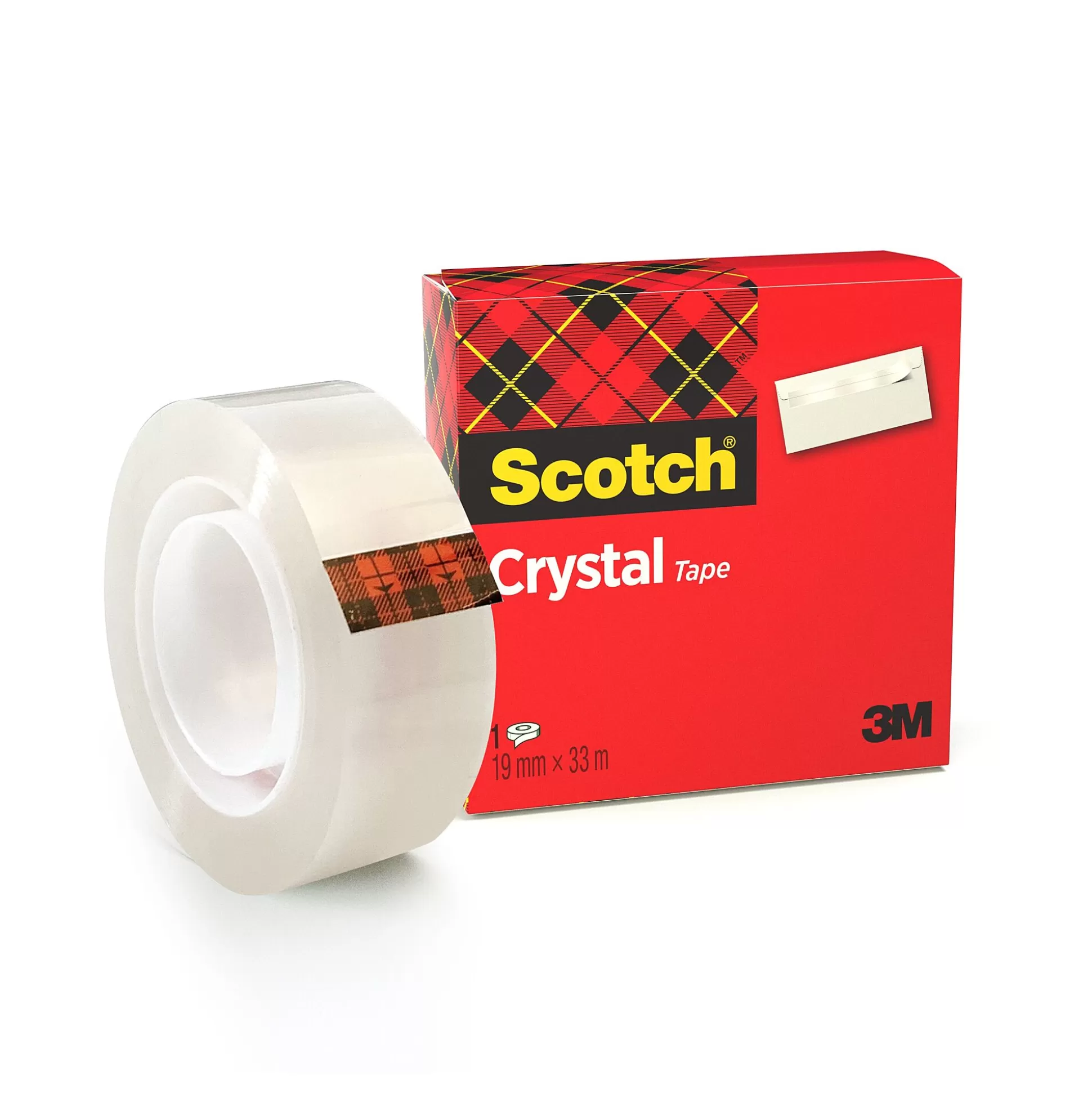 SCOTCH Lijmen & Plakken-Crystal Clear Tape 19Mm X 33M