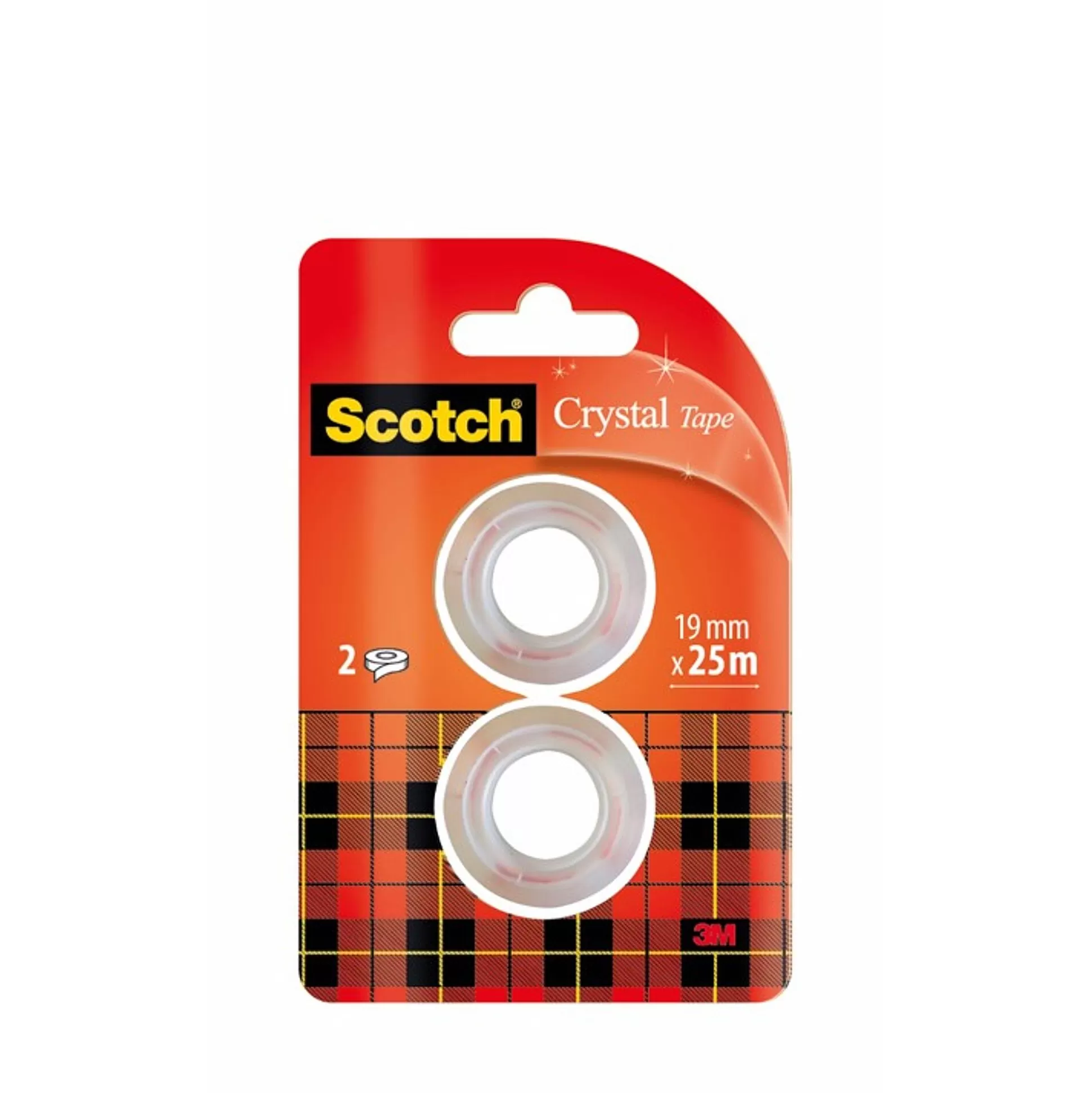 SCOTCH Lijmen & Plakken-Crystal Clear Tape 19Mm X 7,5M 2 Stuks