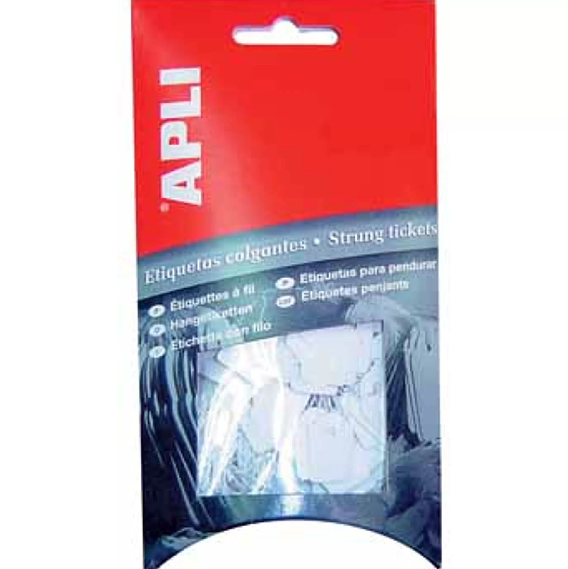 APLI Labelen & Stempelen-Draadetiketten 11X29Mm Wit 200 Stuks