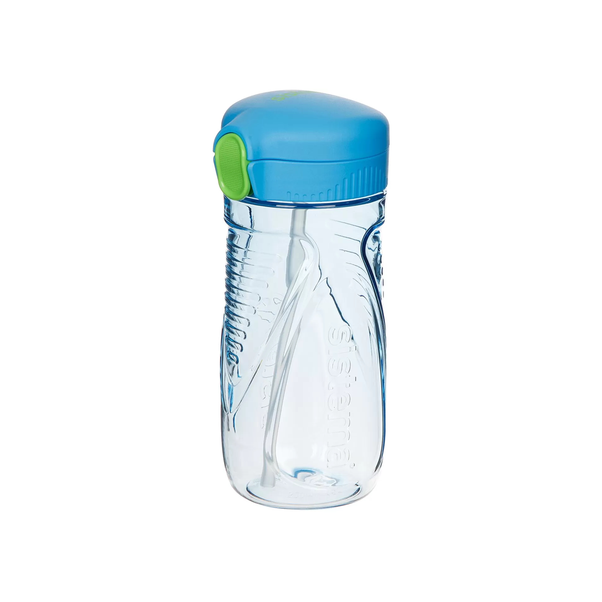 SISTEMA Drinkflessen-Drinkfles 520Ml Met Rietje Hydrate Quick Flip Tritan Blauw