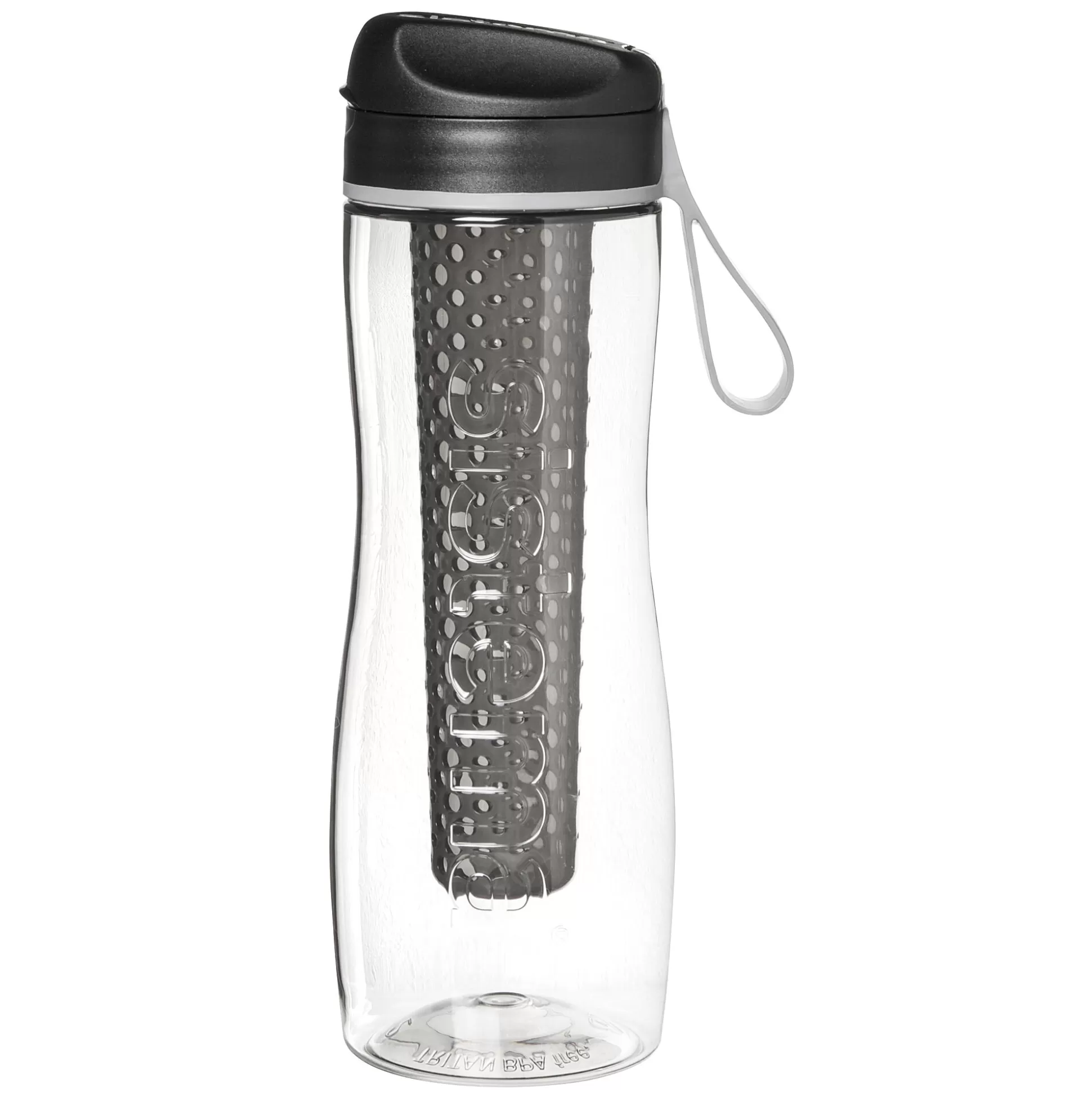 SISTEMA Drinkflessen-Drinkfles 800Ml Hydrate Infuser Tritan Zwart