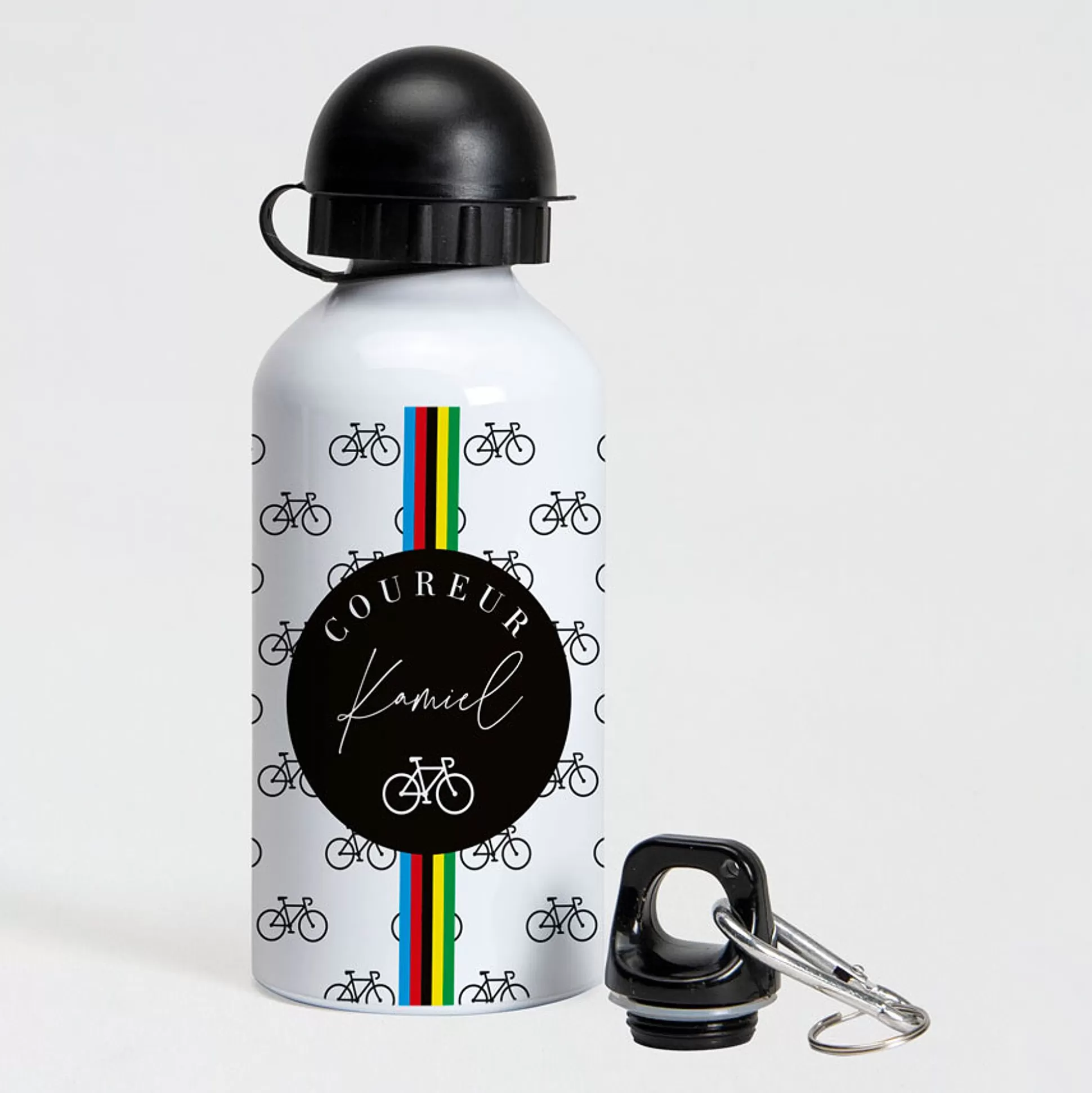 MIJN ONTWERP Drinkflessen-Drinkfles Met Fietsjes En Naam